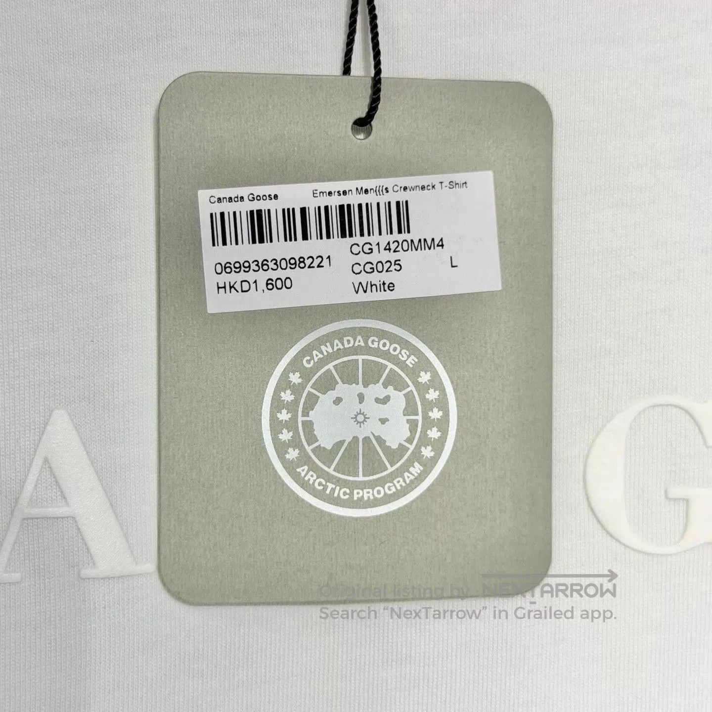 Canada Goose White Short. Size US L / EU 52-54 / 3 - 3 Thumbnail
