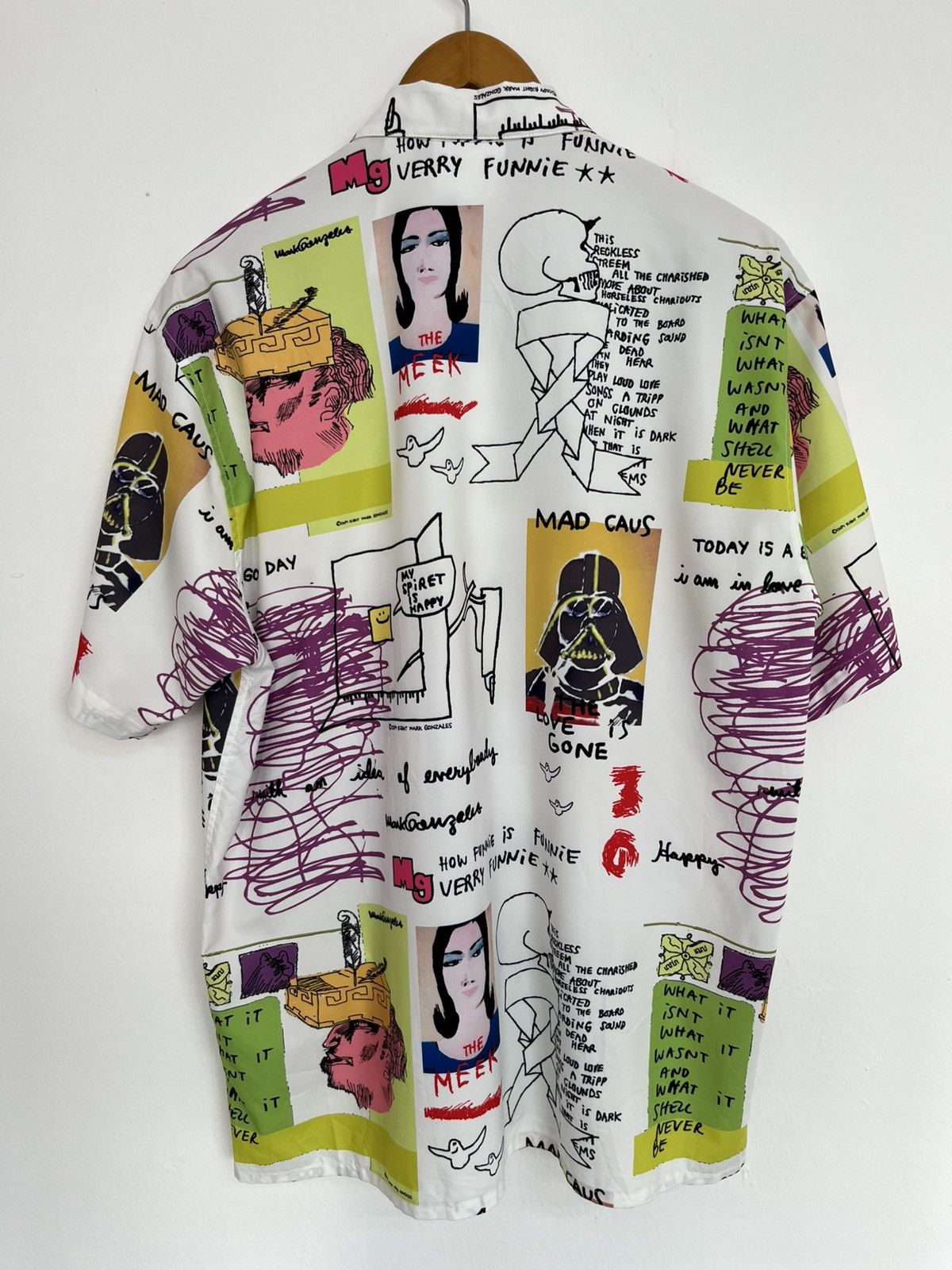 Zero Skateboards Mark Gonzales Skateboarding All-over Print Shirt Size US L / EU 52-54 / 3 - 6 Thumbnail