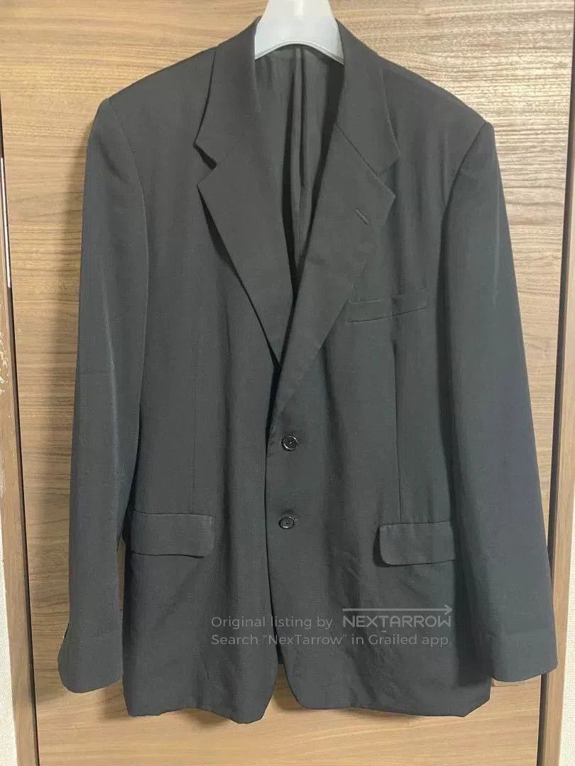 Y's for Men Yohji Yamamoto Y's Black Wool Suit Jacket. Size US L / EU 52-54 / 3 - 7 Thumbnail