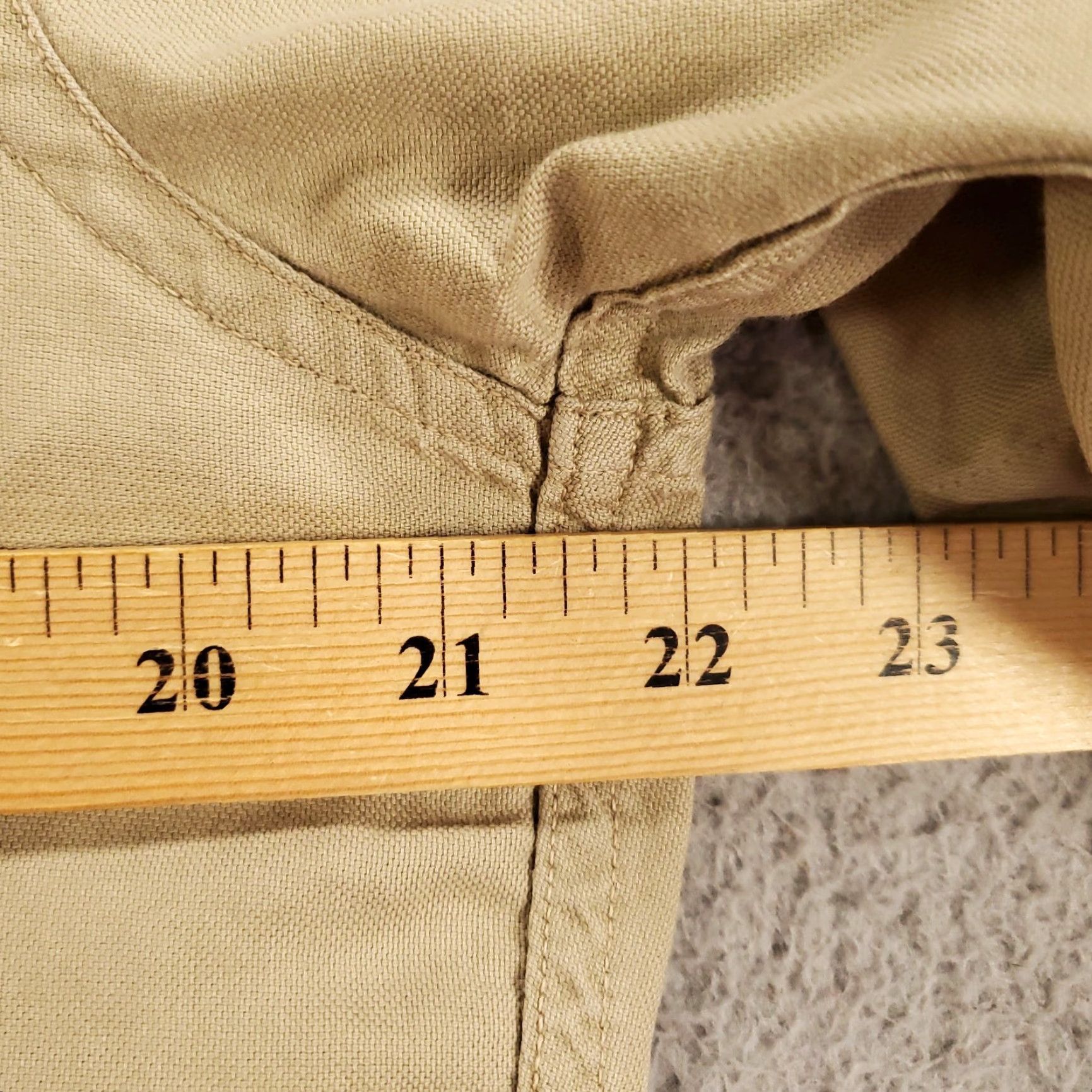 Asket VINTAGE Creighton Shirt Mens L Button-Up Army Military Tan Brown Pockets All Seasons Casual Workwear Counterpart: Button-Up Shirt Size US L / EU 52-54 / 3 - 7 Thumbnail