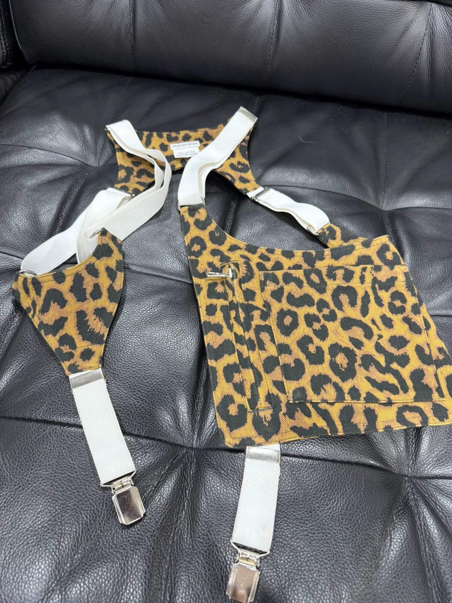 Dries Van Noten Leopard Print Vest