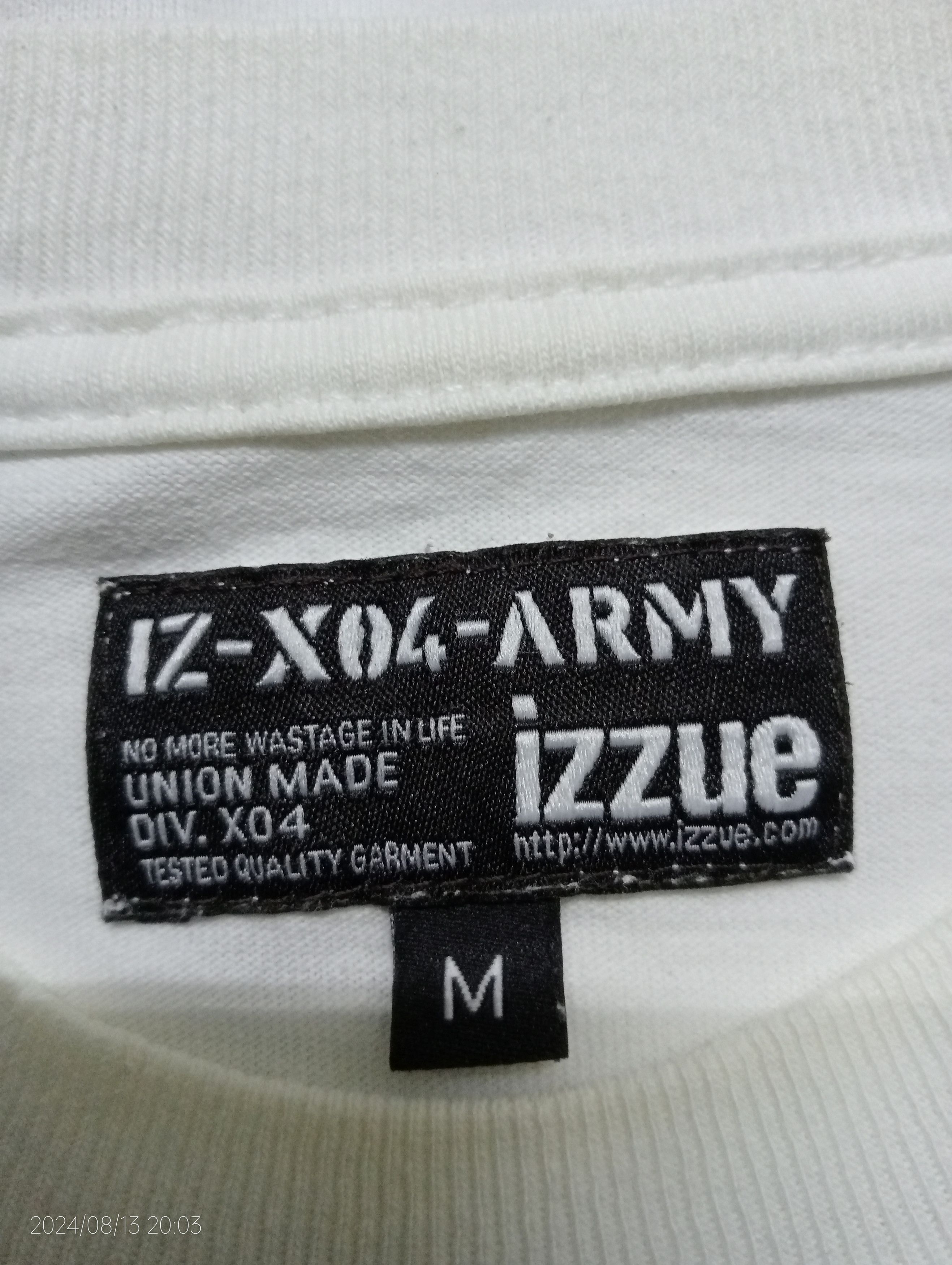 izzue IZZUE IZ-X04-ARMY Tee Size US M / EU 48-50 / 2 - 2 Thumbnail