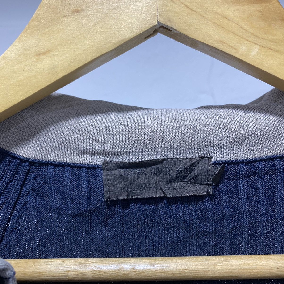 Comme Ca Ism × Japanese Brand × Vintage Sickk☠️ Comme Ca Du Mode Knit Double Collar Polo Shirt Size US S / EU 44-46 / 1 - 4 Thumbnail