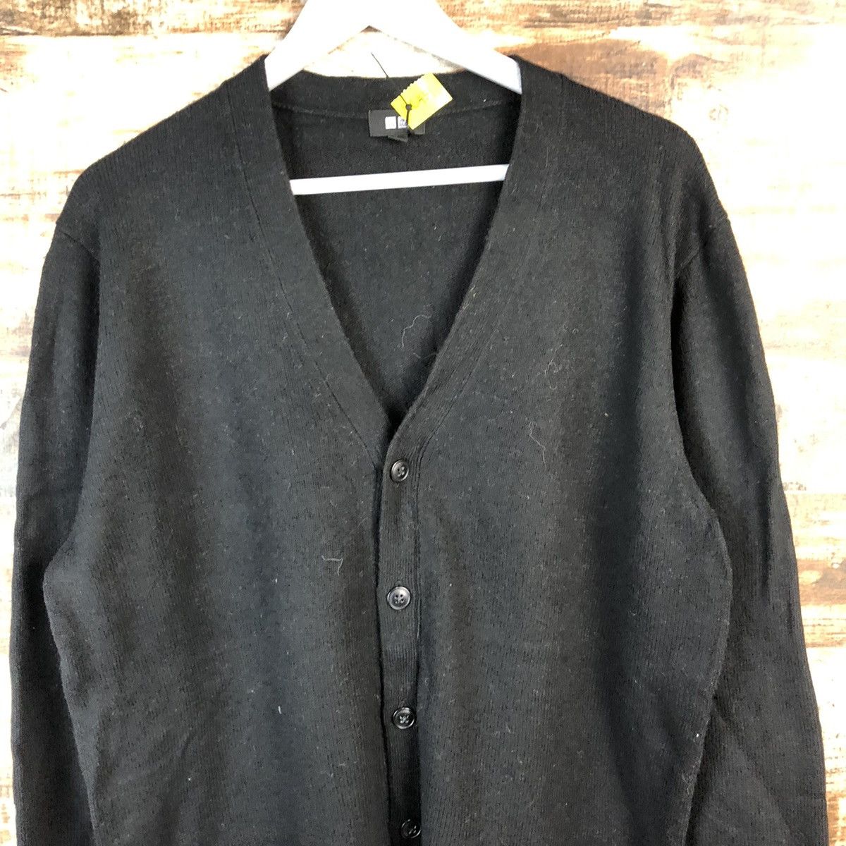 Uniqlo DL Uniqlo Black Mohair Cardigan Knitwear #C439 Size US XL / EU 56 / 4 - 5 Thumbnail