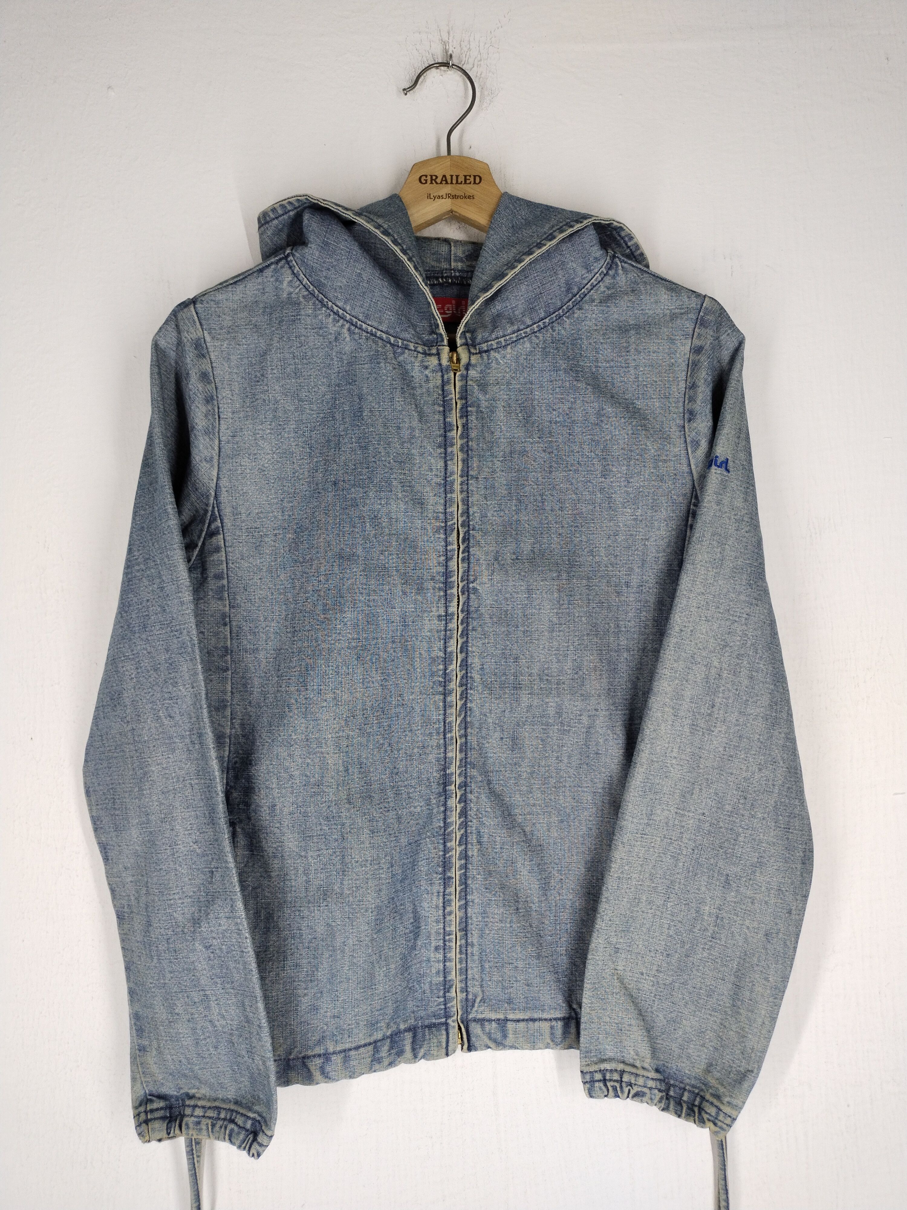 Japanese Brand Vintage X-Girl Japanese Brand Wash Acid Wash Hoodie Jacket Size US M / EU 48-50 / 2 - 4 Thumbnail