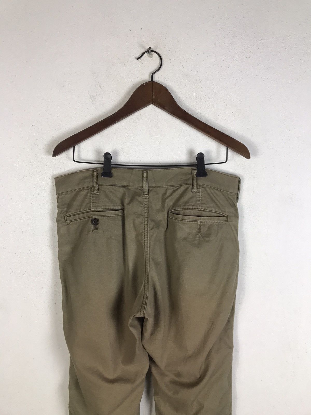 Comme des Garcons Homme AD2005 Comme des Garçons Homme Olive Patina Workwear Trouser Size US 33 - 11 Thumbnail