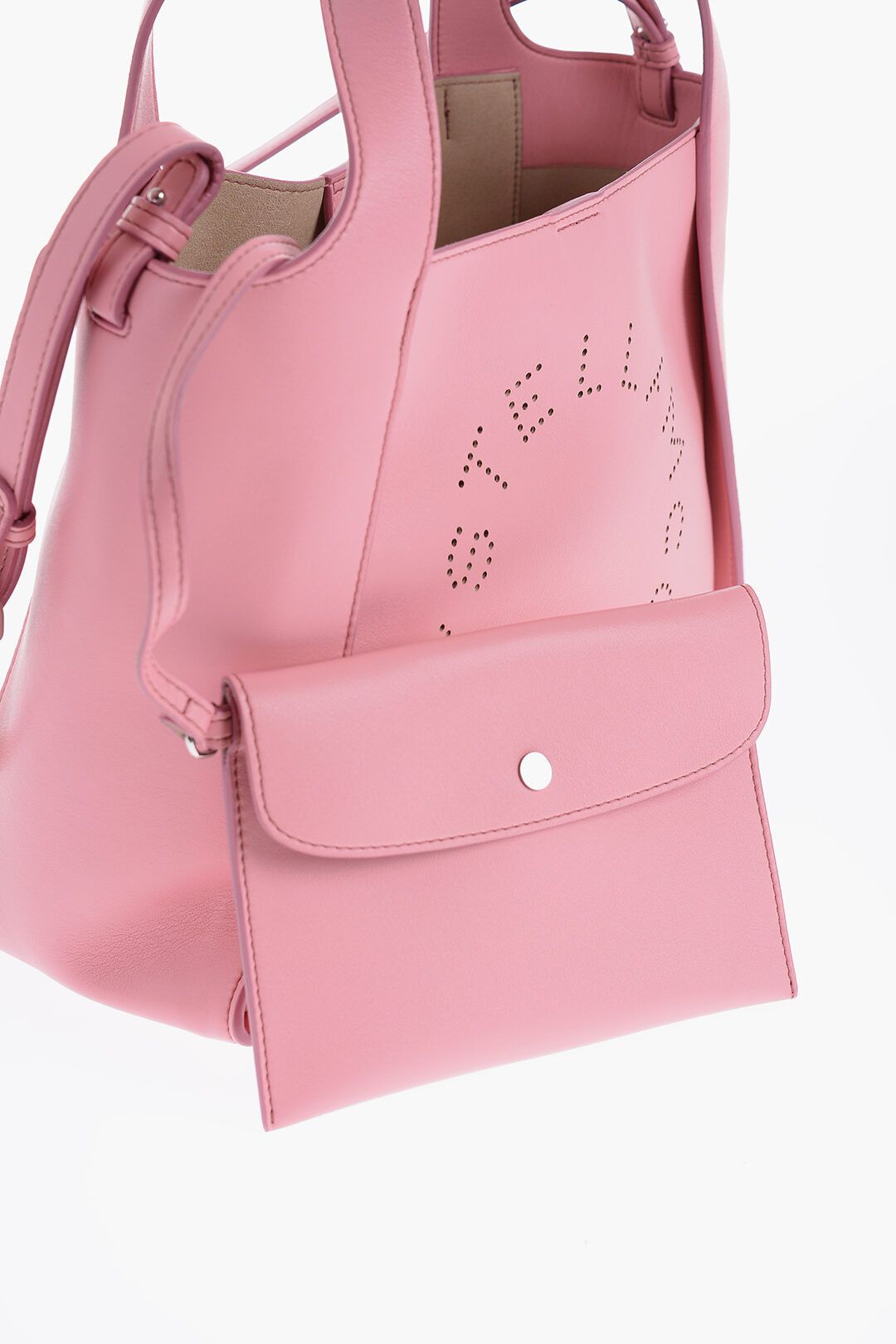 Stella McCartney og1mm0824 Size: OS / Leather Bag With Perforated Logo Size ONE SIZE - 5 Thumbnail
