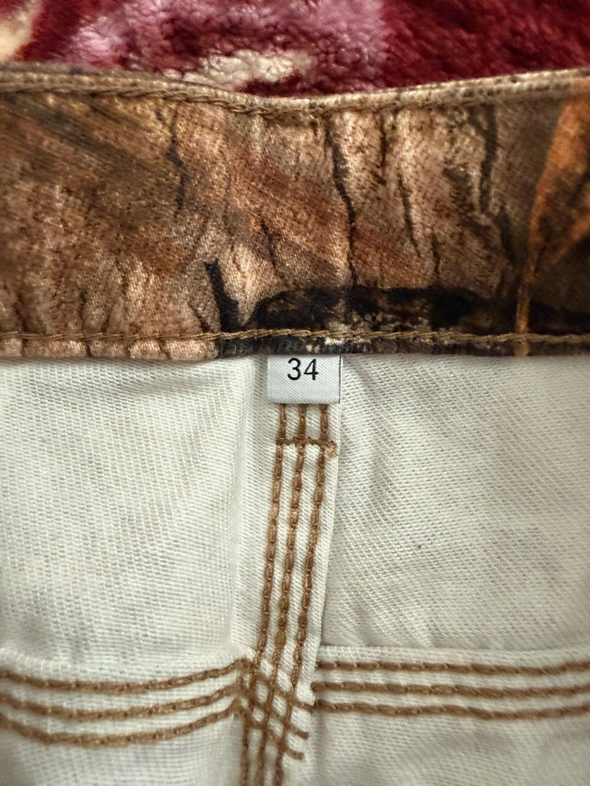8THWNDR 8THWNDR Camo Baggy Jeans Size 34 New Size US 34 / EU 50 - 2 Thumbnail