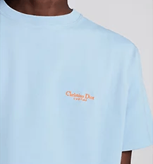 Dior o1w1db10725 Christian Dior Couture T-Shirt in Blue Size US S / EU 44-46 / 1 - 7 Thumbnail