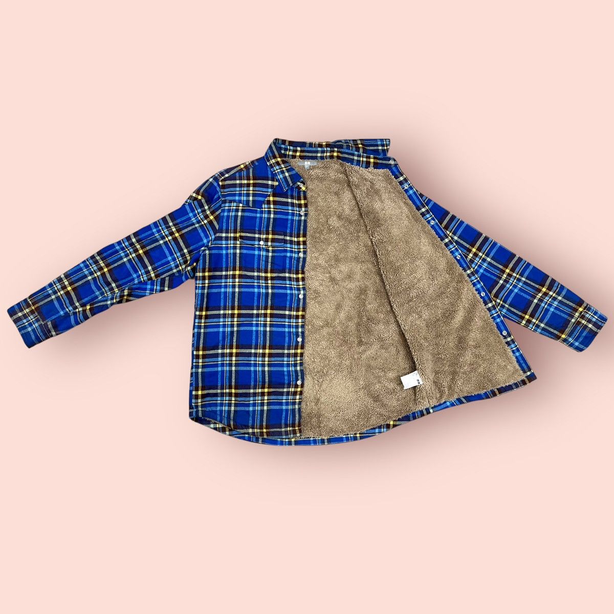 Flannel × Japanese Brand × Uniqlo VINTAGE UNIQLO WESTERN DESIGN DOUBLE CHEST POCKET FLANNEL Size US XL / EU 56 / 4 - 12 Thumbnail