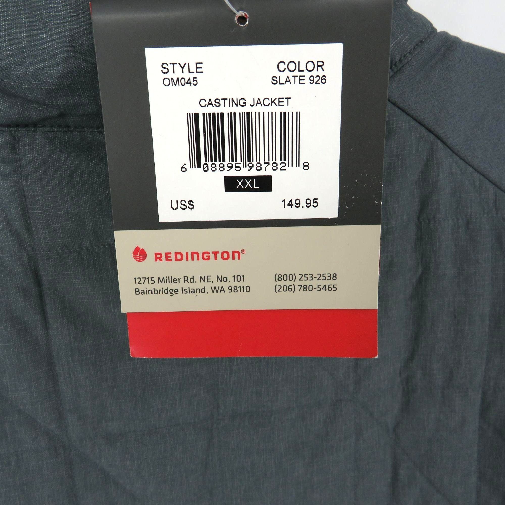 Other Redington Mens Casting Jacket XXL Slate Gray CastCut Design Size US XXL / EU 58 / 5 - 5 Thumbnail