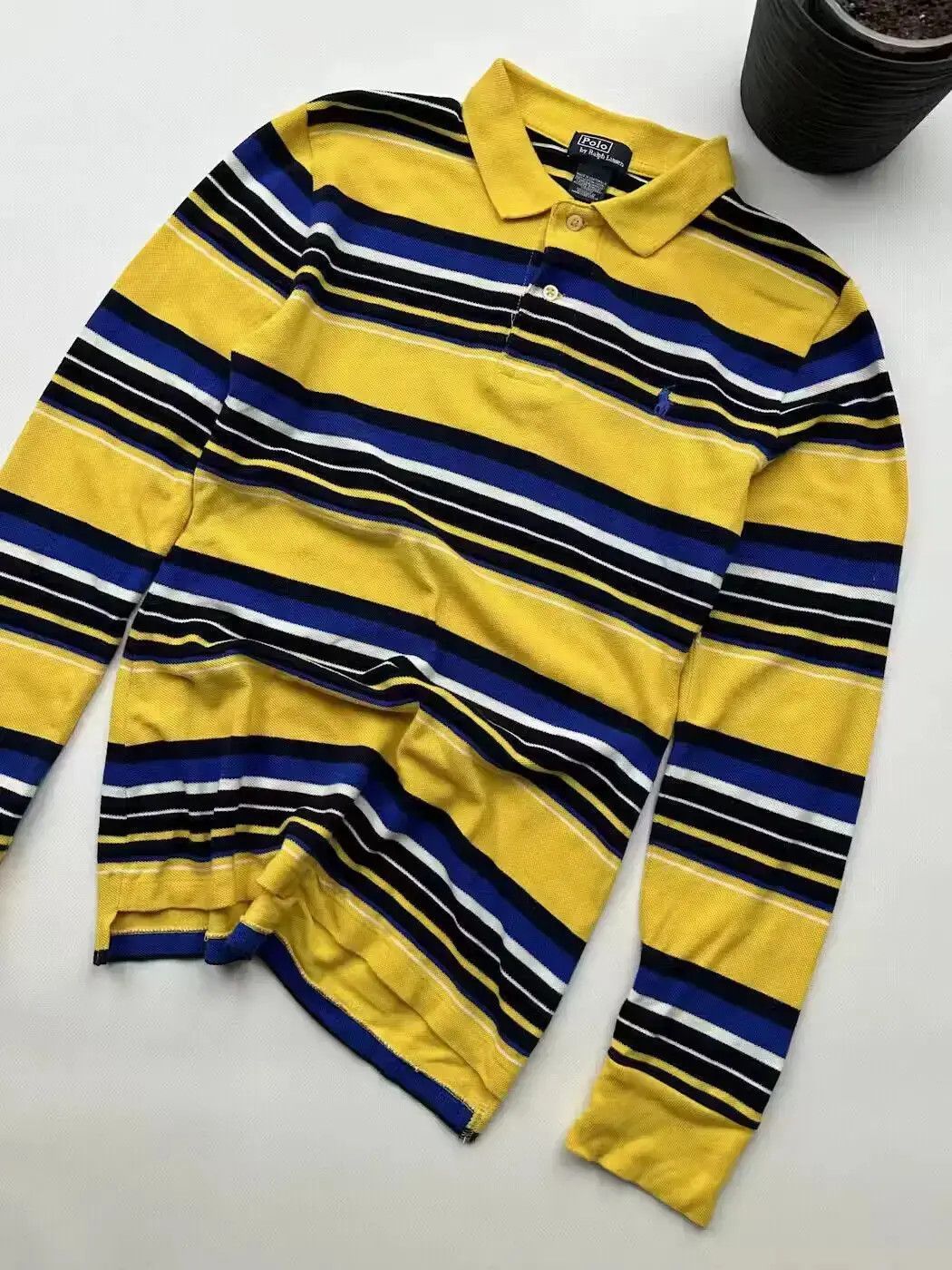 Polo Ralph Lauren Polo Ralph Lauren Vintage Striped Long Sleeve (83) Size M / US 6-8 / IT 42-44 - 3 Thumbnail