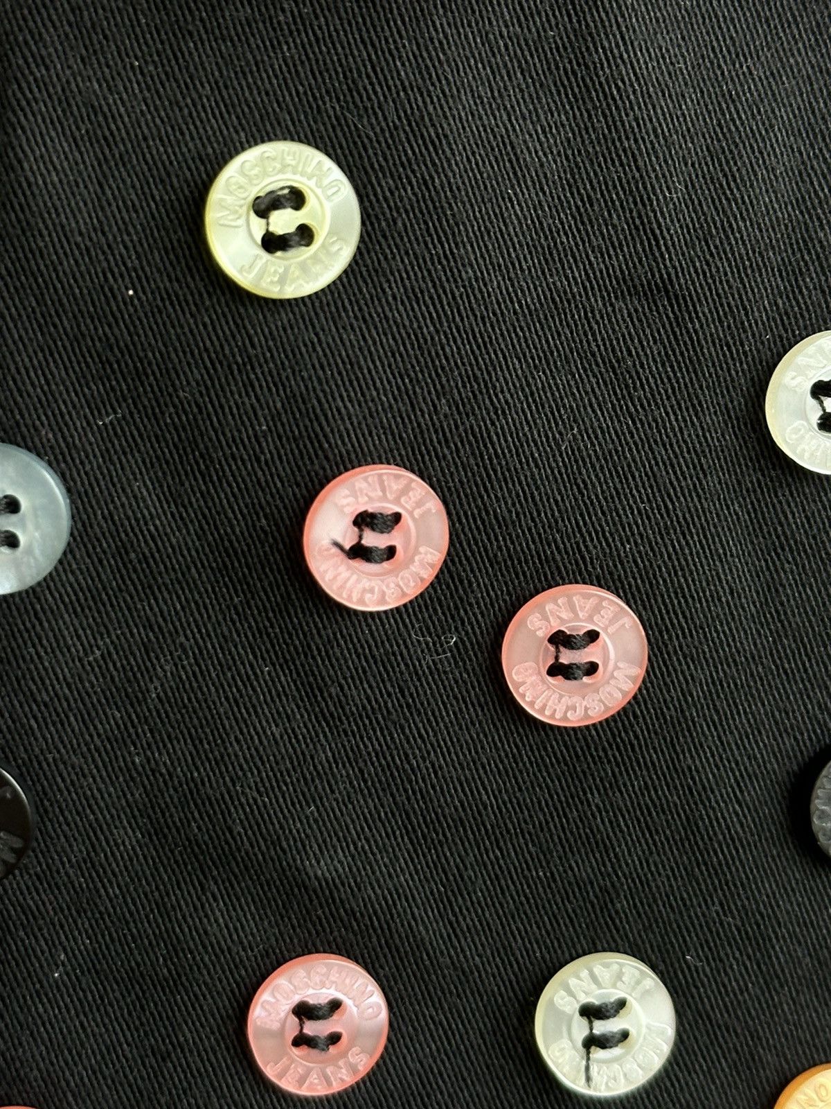 Moschino MOSCHINO JEANS Buttons Decorated Black Strapless Dress US 8 Size M / US 6-8 / IT 42-44 - 8 Thumbnail