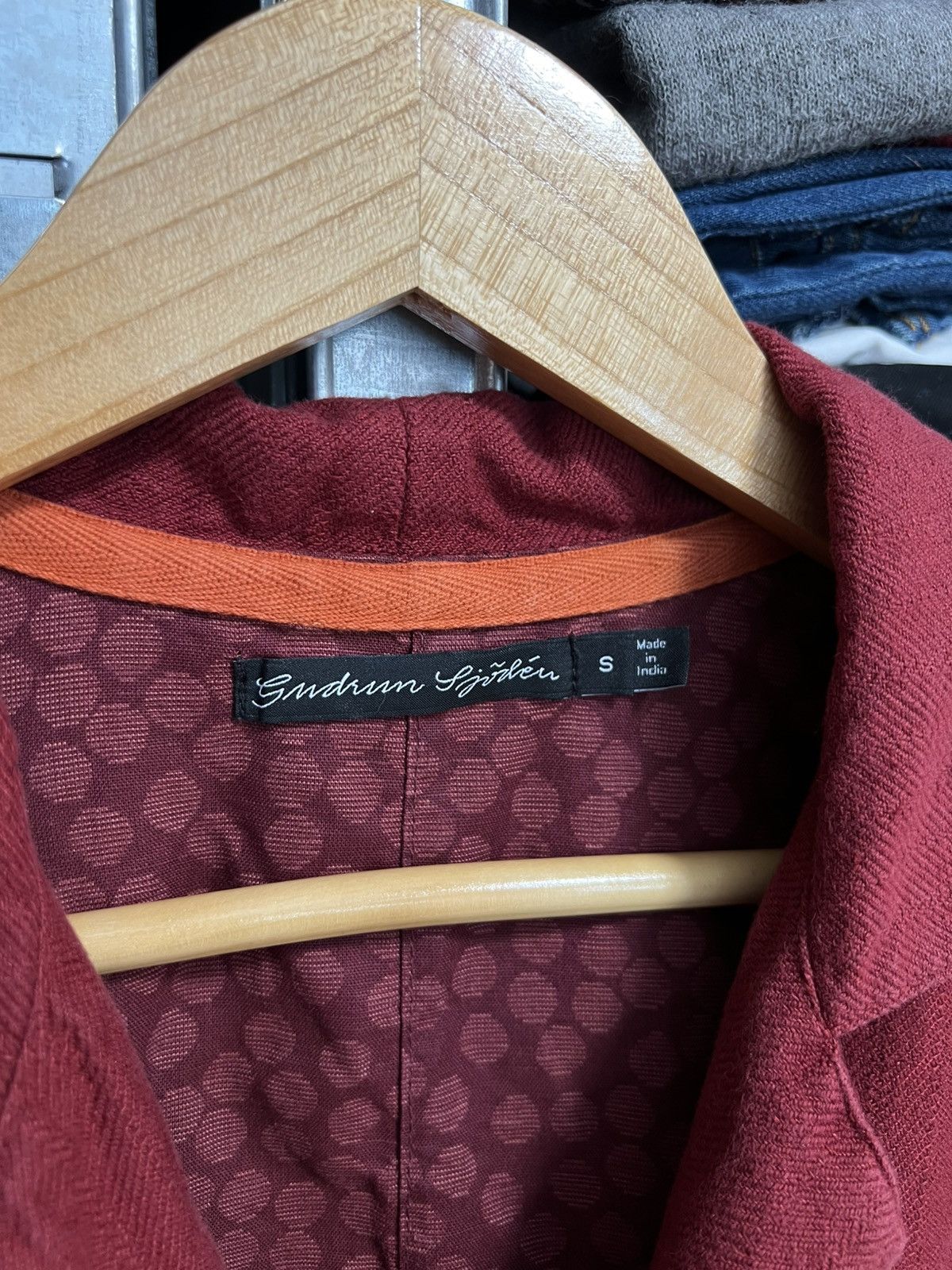 Gudrun Sjoden Gudrun Sjoden Linen Jacket Button Coat Collared Sz S Sjöden Size S / US 4 / IT 40 - 5 Thumbnail