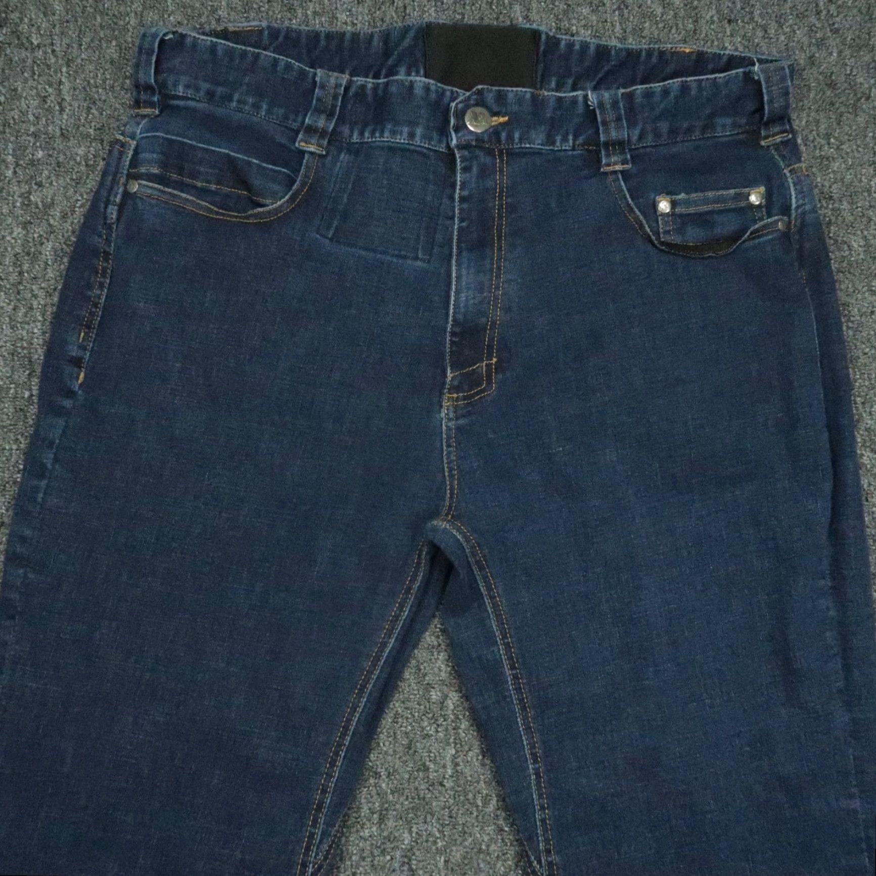Denime 221B Tactical Jeans Mens 38x36 Blue Denim 5 Pocket Conceal Carry Size US 38 / EU 54 - 2 Thumbnail
