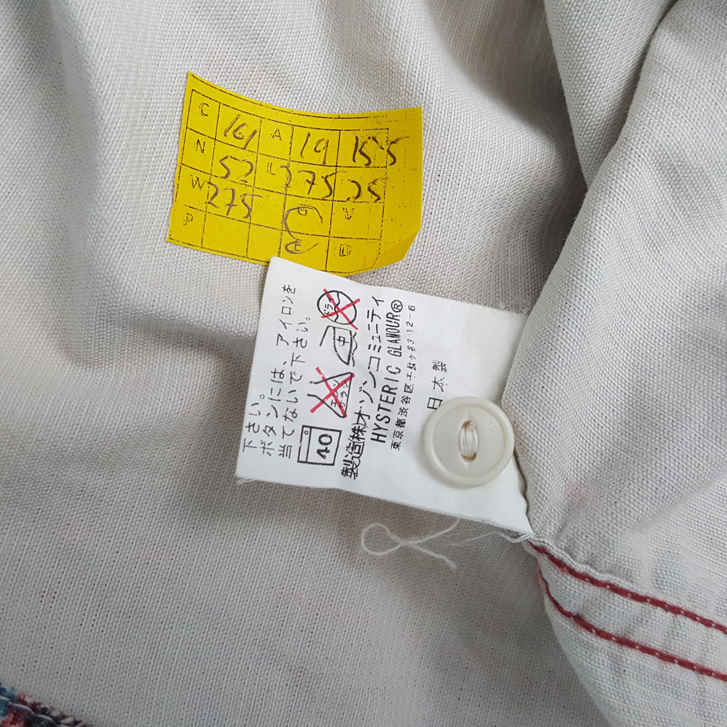 Hysteric Glamour × Japanese Brand × Vintage Vintage HYSTERIC GLAMOUR Japanese Fashion Brand Shirts Size US M / EU 48-50 / 2 - 7 Thumbnail