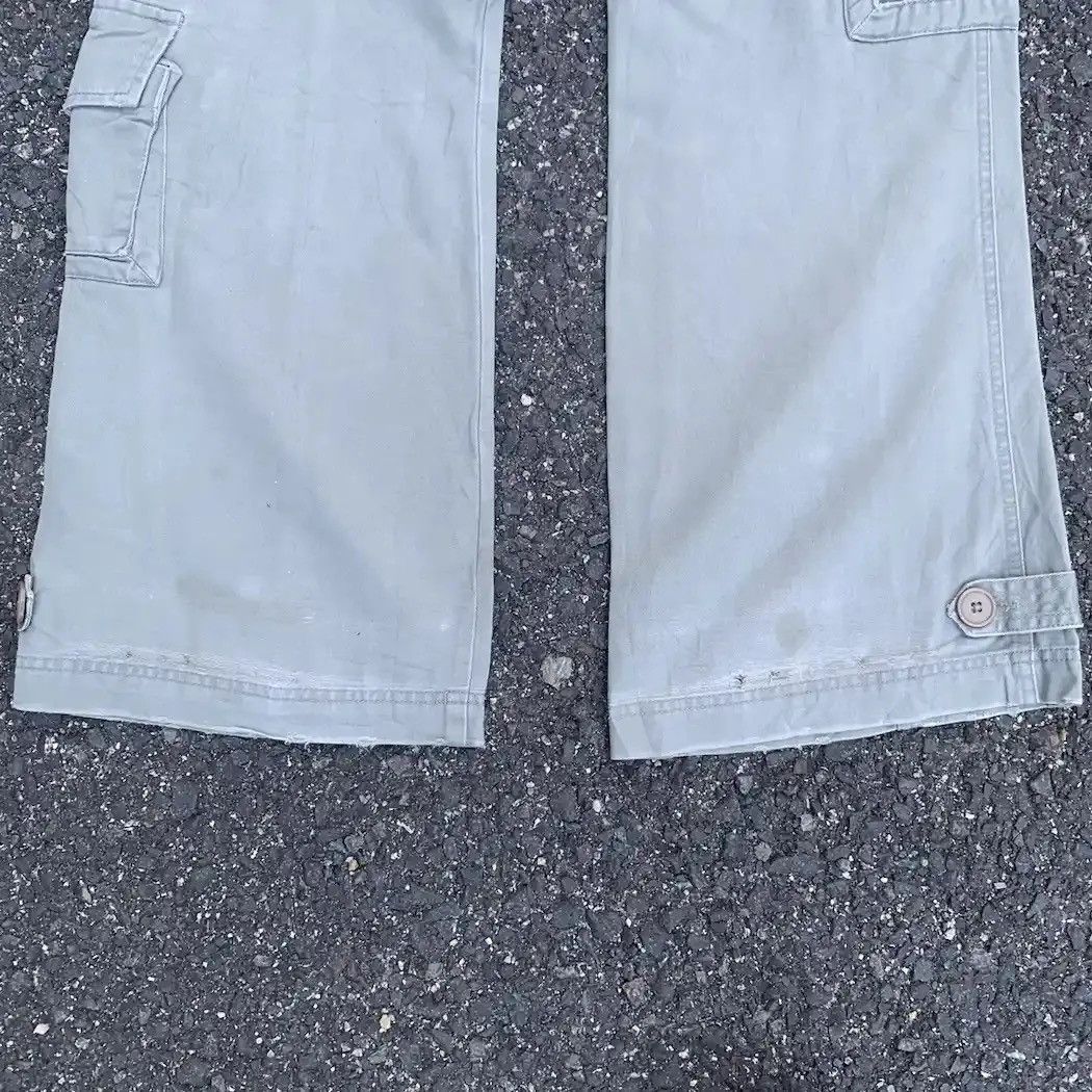 Hunter 💥 RUSTY DIRTY Utility KP Green Baggy Tactical Faded Cargo Pants Size US 29 - 13 Thumbnail