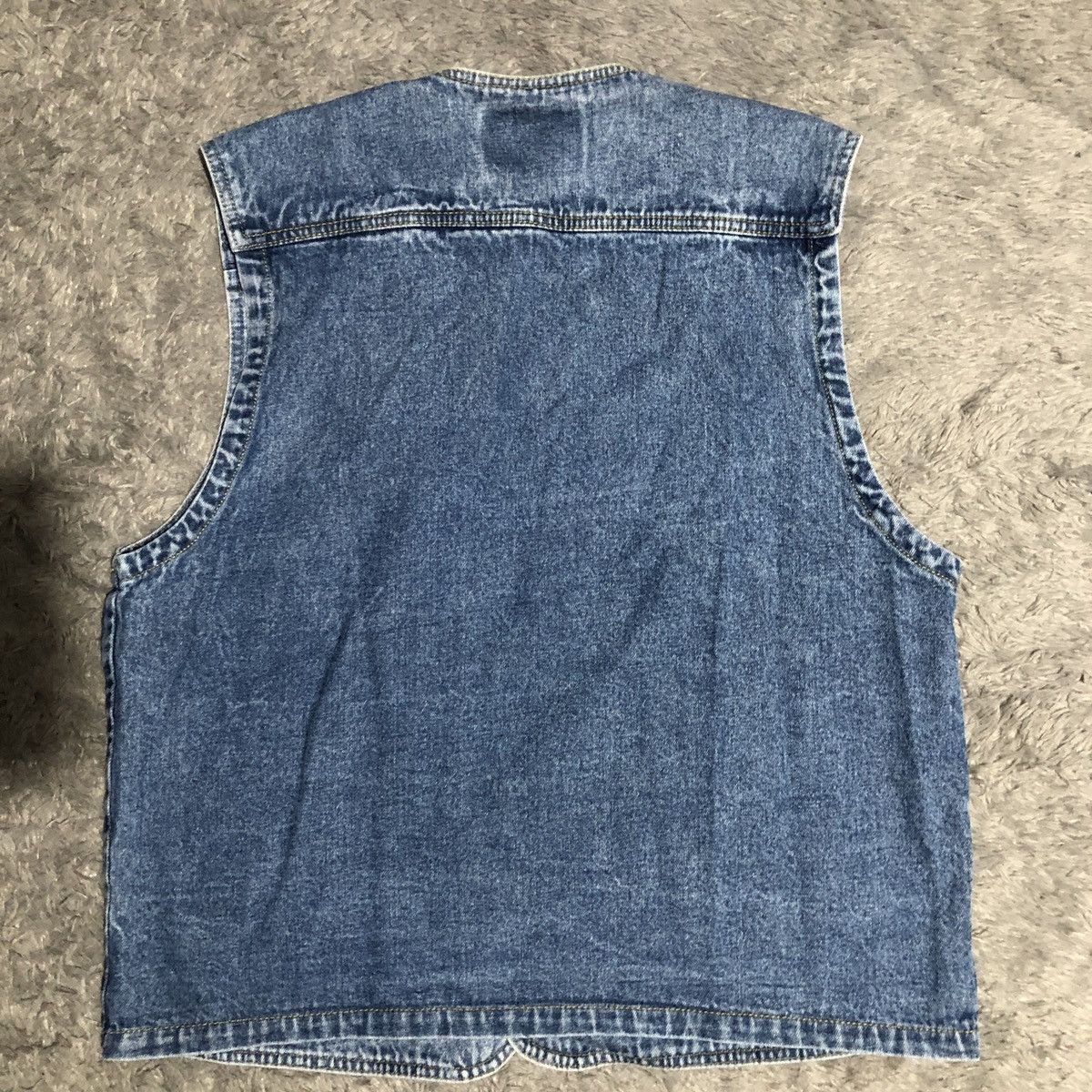MANX VEST MULTI POCKET DENIM