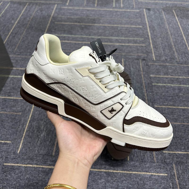 Louis Vuitton Louis Vuitton Tyler Low Top Sneakers in Beige -2508 Size US 8 / EU 41 - 6 Thumbnail