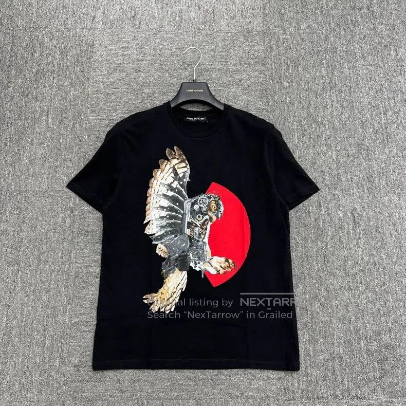 Vintage Neil Barrett Mechanical Owl Short-Sleeve Tee. Size US M / EU 48-50 / 2 - 1 Thumbnail