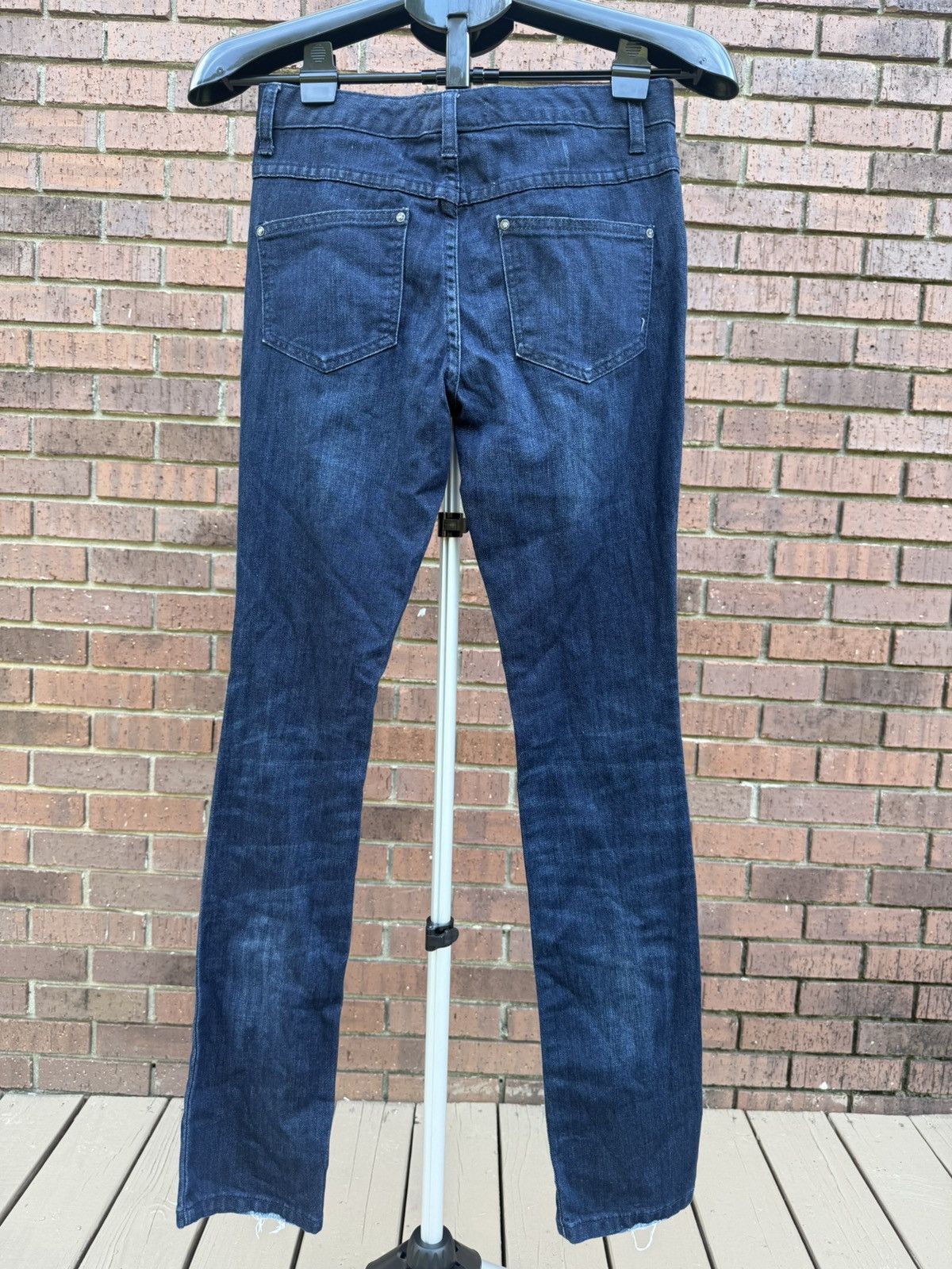 Free People Free People Stretch Skinny Denim Blue Jeans Dark Wash Sz 26 Size 26" / US 2 / IT 38 - 6 Thumbnail