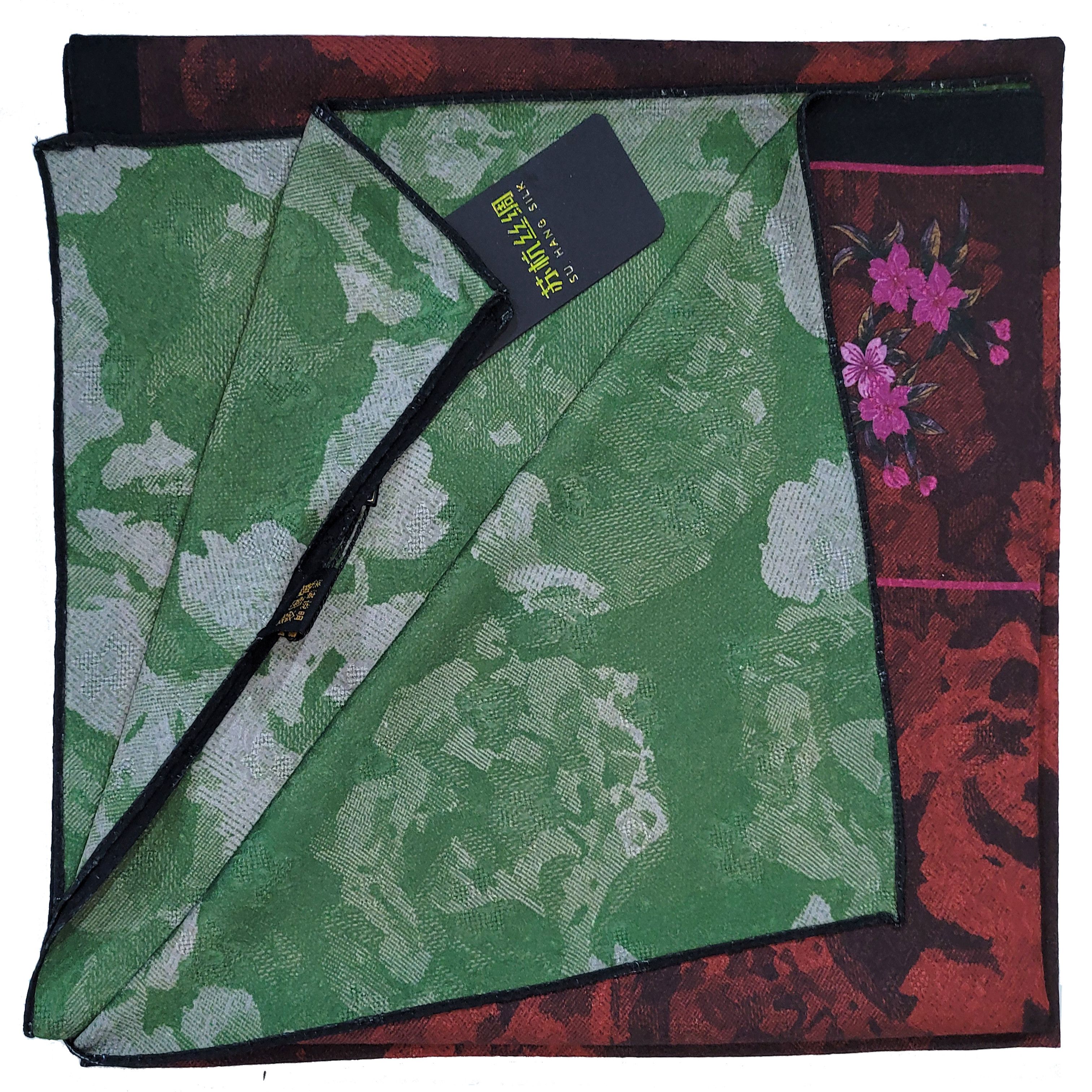 Other NWT Double-Sided Silk Scarf 27"x70" Long Rectangle Wrap 3327 Size ONE SIZE - 4 Thumbnail