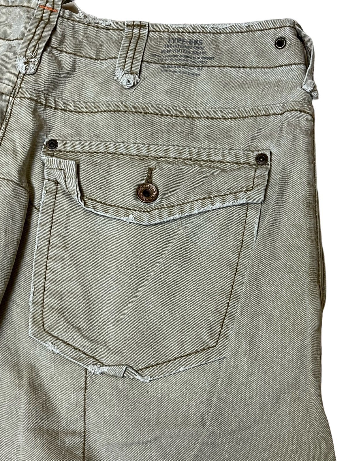 Edwin SICK🔥EDWIN TYPE 505 KHAKI FLARE TACTICAL PANT Size US 34 / EU 50 - 7 Thumbnail