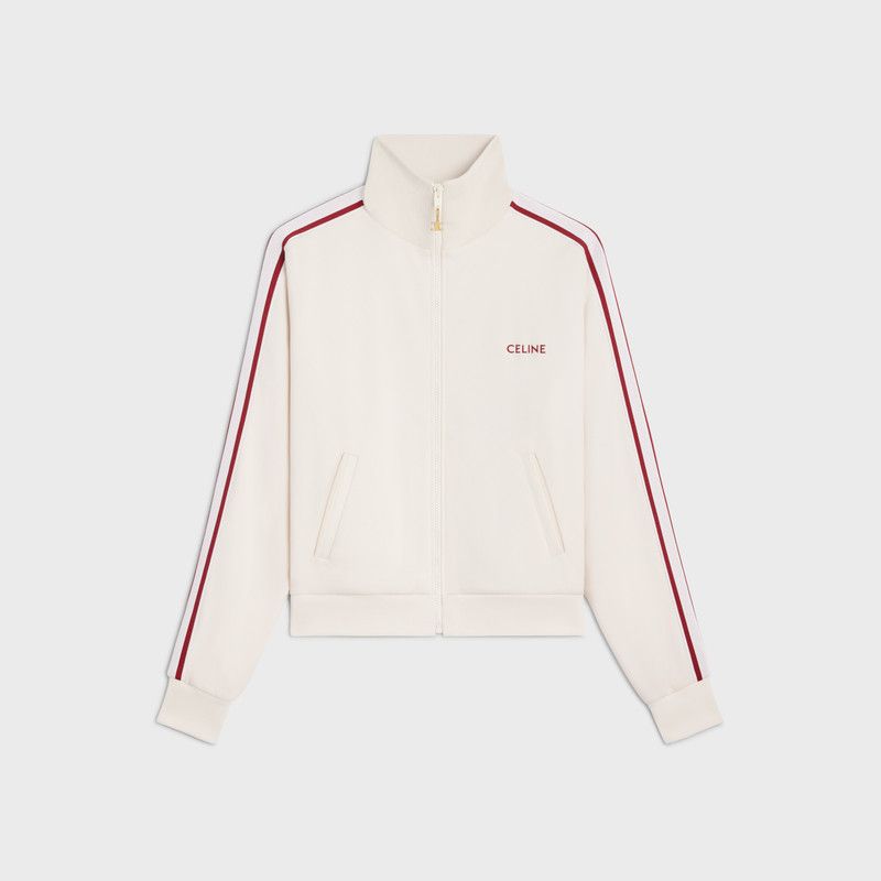 o1bcso1str0126 2Y34G121O Tracksuit Jacket in Ecru/Burgundy