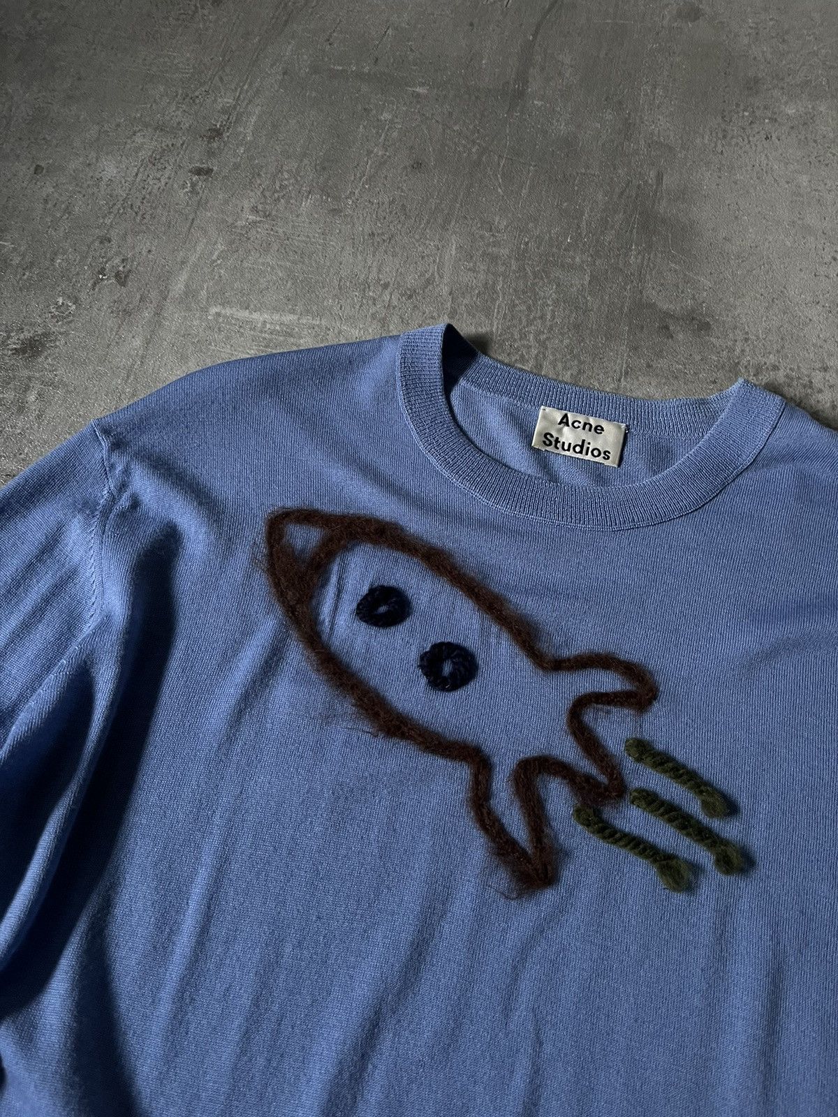 Acne Studios Acne Studios rocket blue sweater rare Size US M / EU 48-50 / 2 - 2 Thumbnail