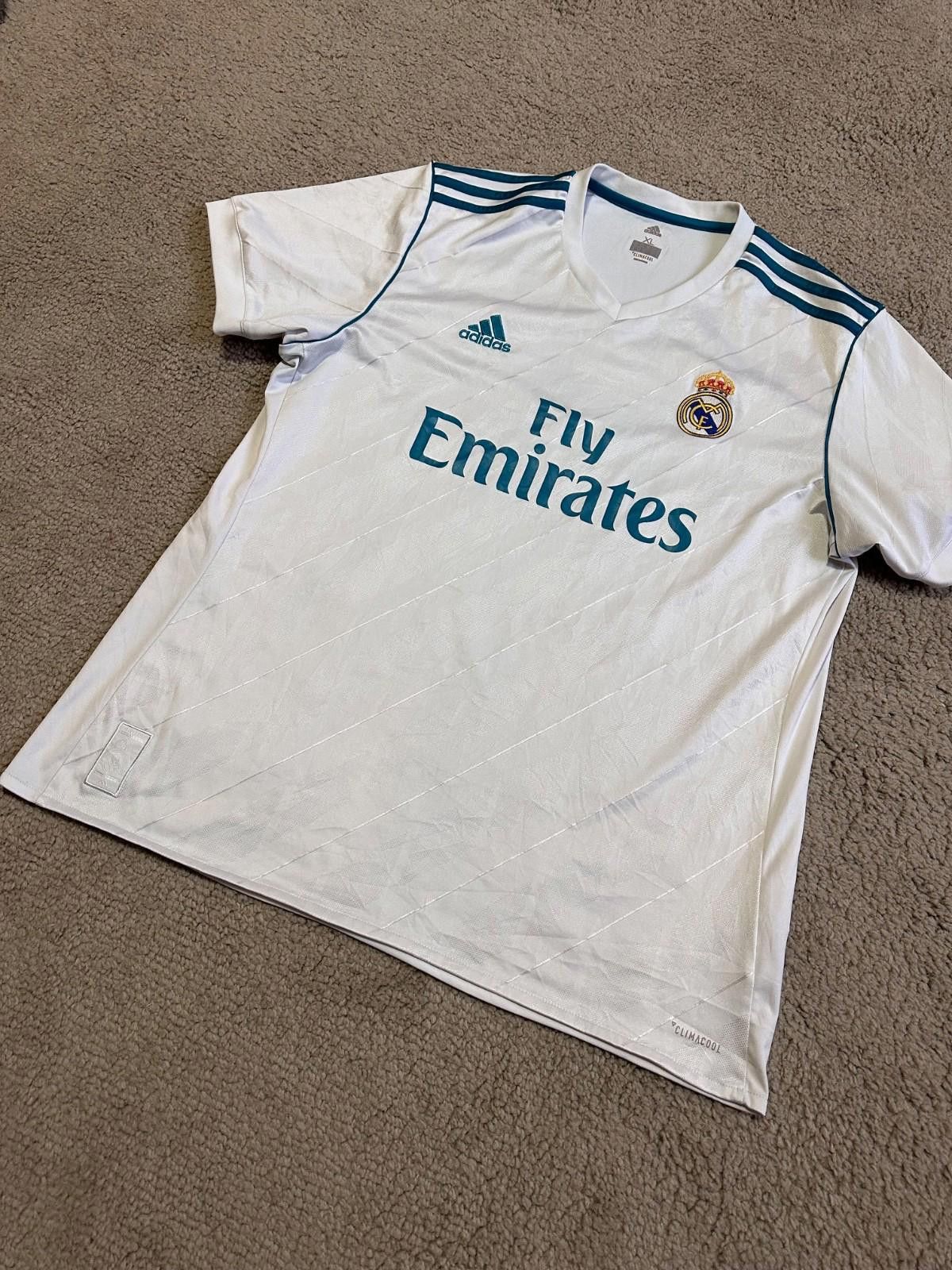 Adidas REAL MADRID 2017 2018 HOME SHIRT JERSEY ADIDAS AZ8059 sz XL Size US XL / EU 56 / 4 - 2 Thumbnail