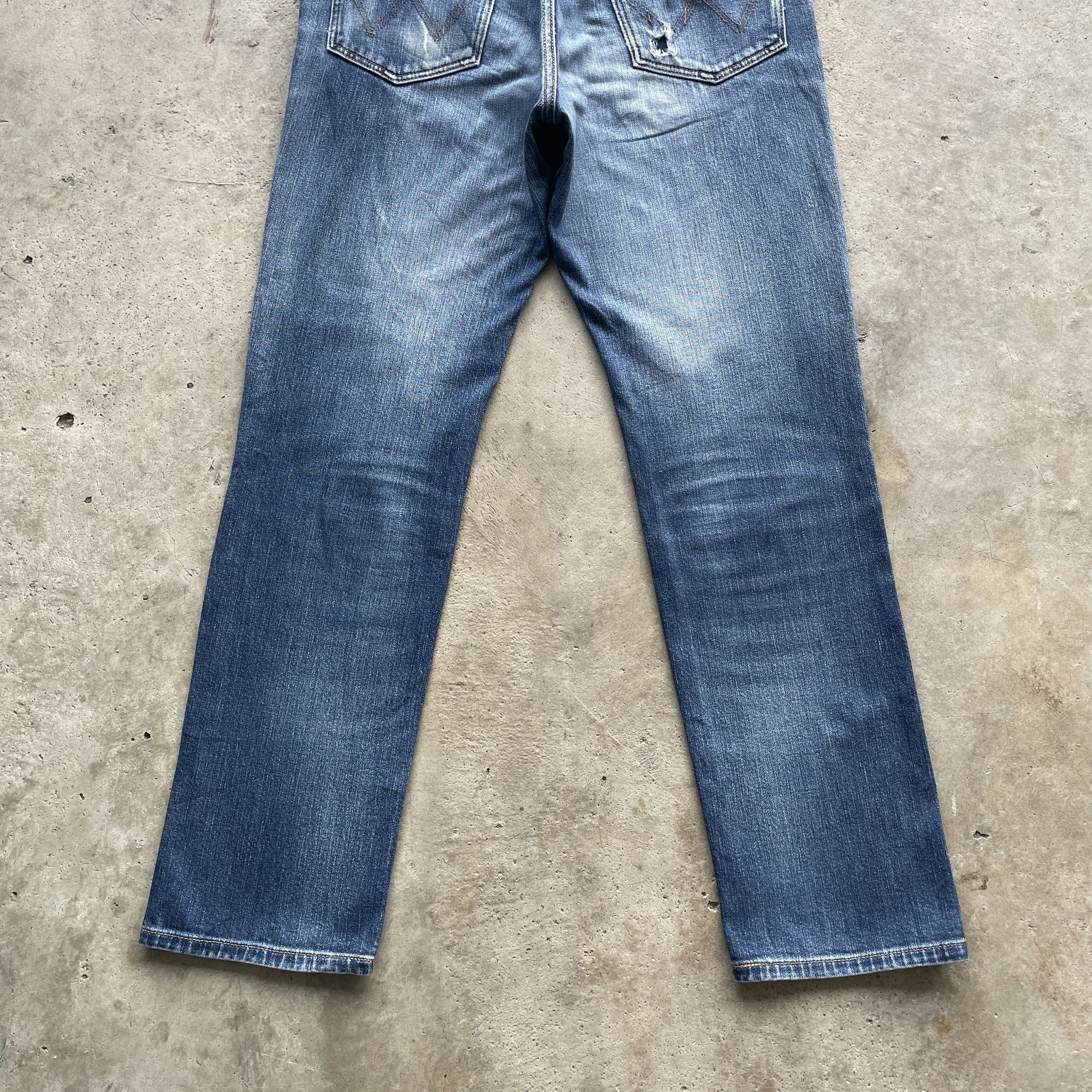 Jean × Wrangler VINTAGE WRANGLER JEANS FADED DENIM PANTS W31x29.5 Size US 31 - 10 Thumbnail