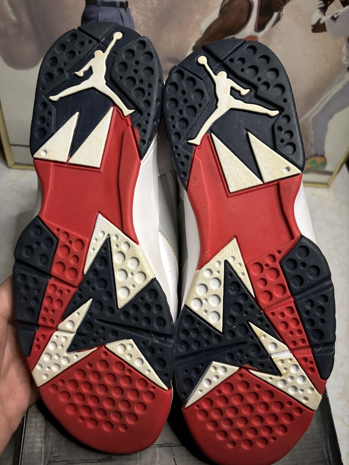 Jordan Brand Air Jordan 7 Retro 2012 Olympic 2012 Size US 10 / EU 43 - 5 Thumbnail