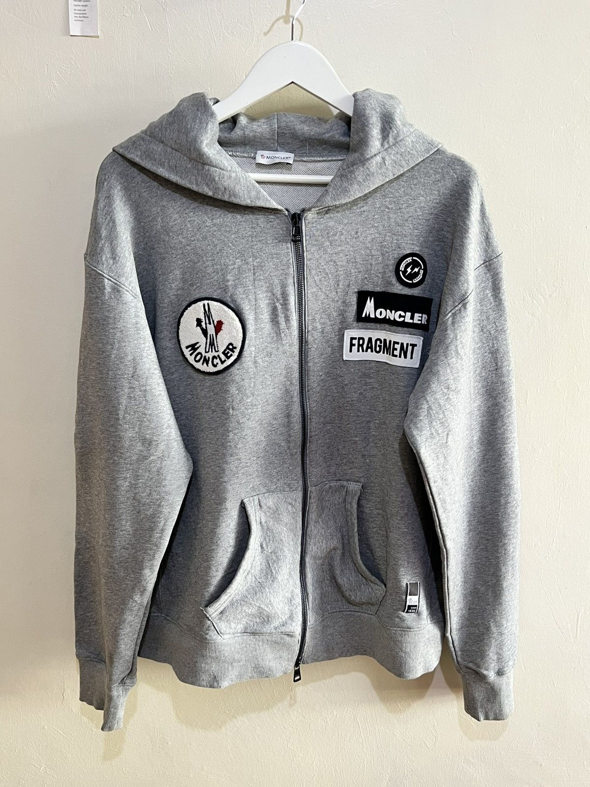 Fragment Design × Moncler MONCLER X FRAGMENT HIROSHI FUJIWARA ZIP UP HOODIE Size US XXL / EU 58 / 5 - 1 Thumbnail