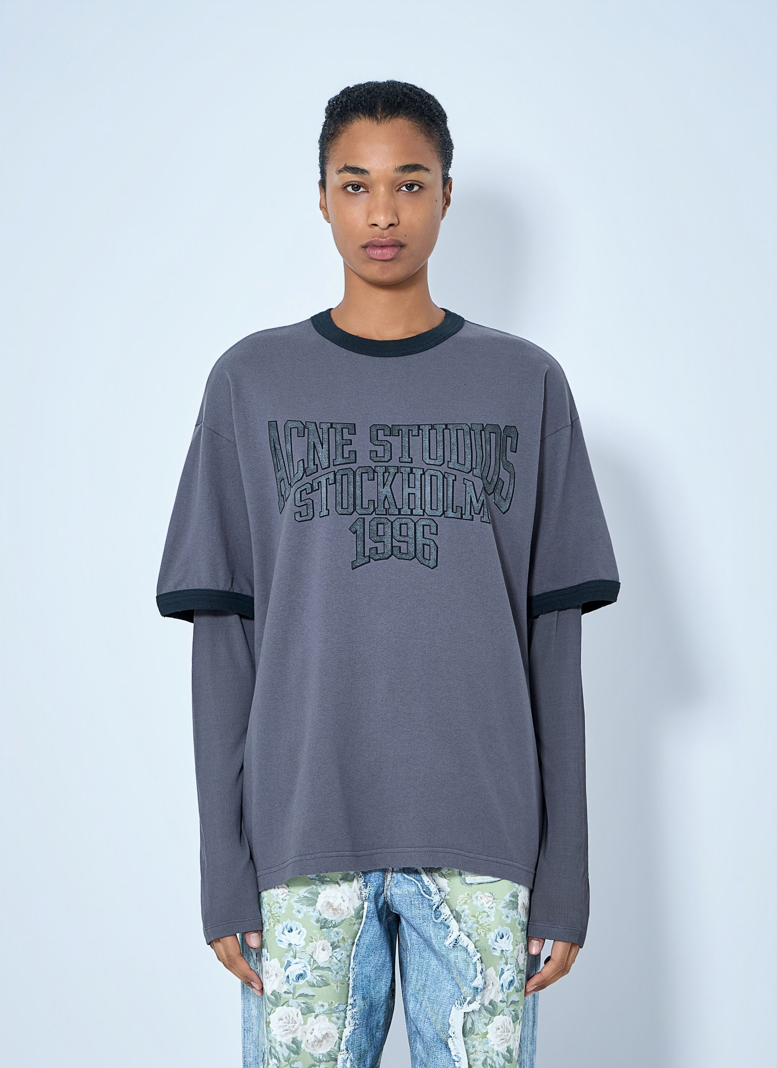 Acne Studios Acne Studios Polo Shirt Adult S Blue Crop Crochet