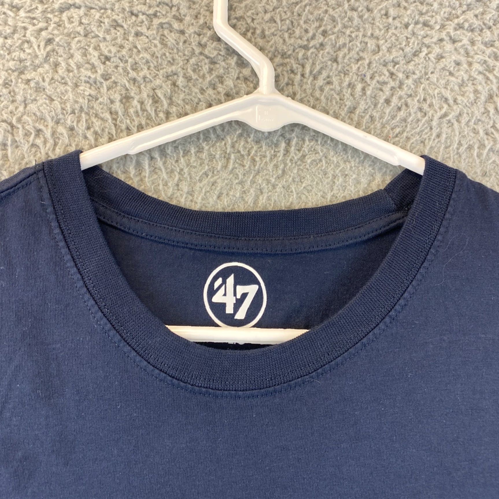 47 New York Yankees NY 2021 Just NY Logo T-Shirt Size L Navy 83-50 Size US L / EU 52-54 / 3 - 4 Thumbnail