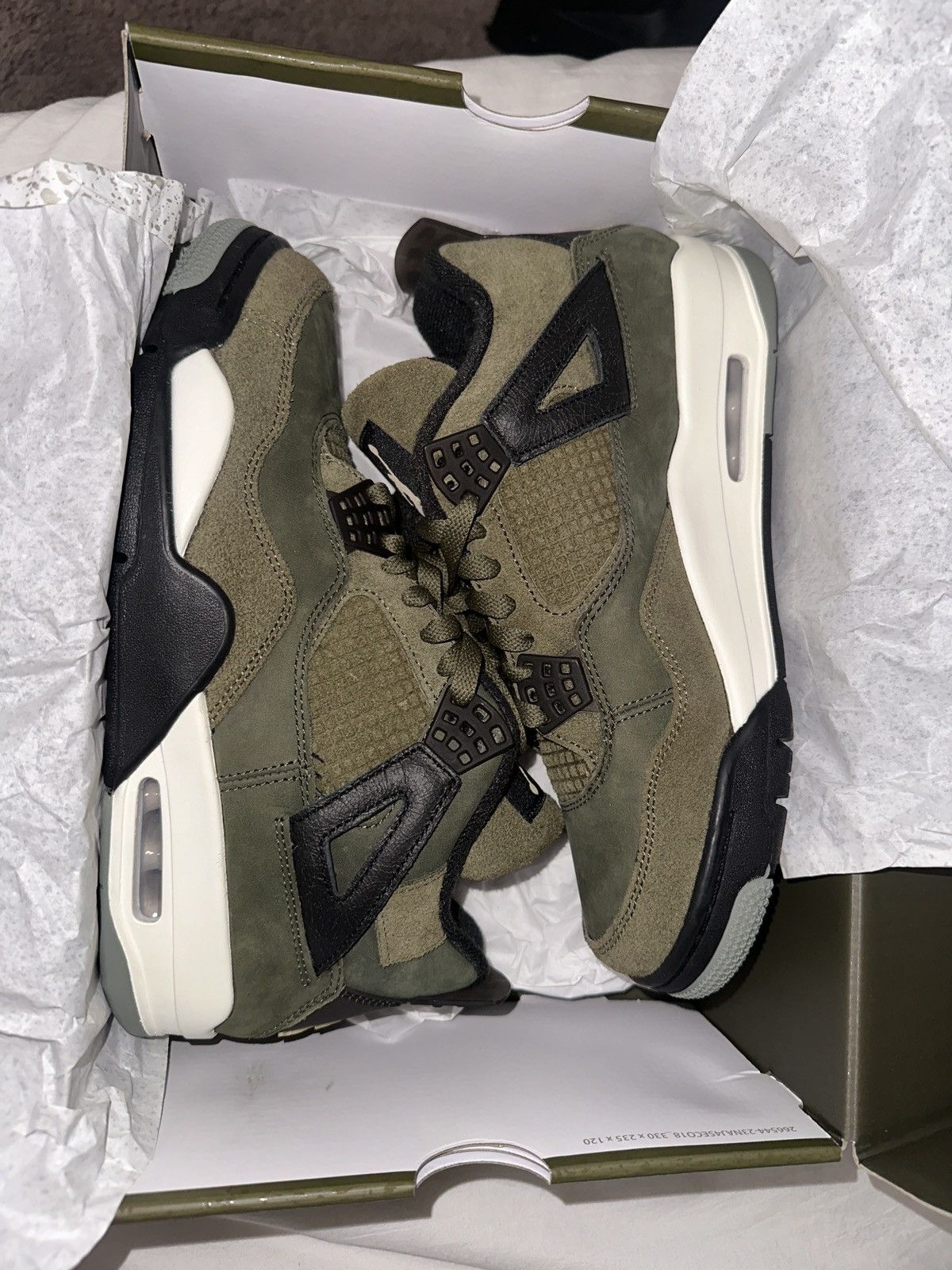Jordan Brand Jordan 4 Retro Craft Olive Size US 9 / EU 42 - 6 Thumbnail