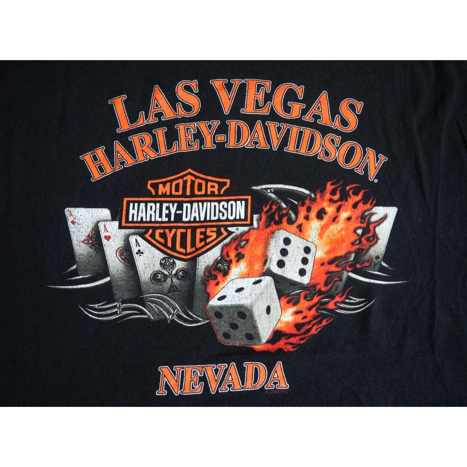 Harley Davidson Harley-Davidson Shirt Biker Logo Graphic Print Crew Neck T-Shirt Mens 3XL Black Size US XXL / EU 58 / 5 - 5 Thumbnail