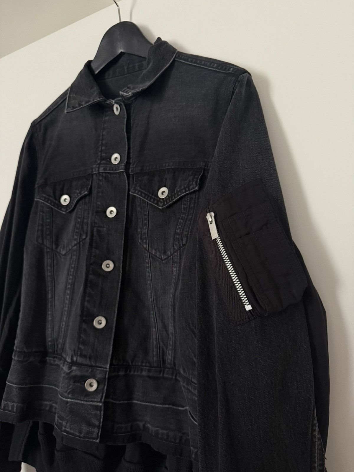 Sacai Sacai Denim Jacket Size M / US 6-8 / IT 42-44 - 8 Thumbnail
