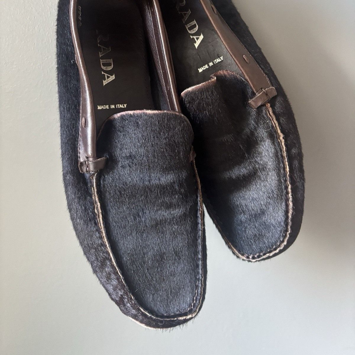 Prada Pony Hair Shoes | Grailed