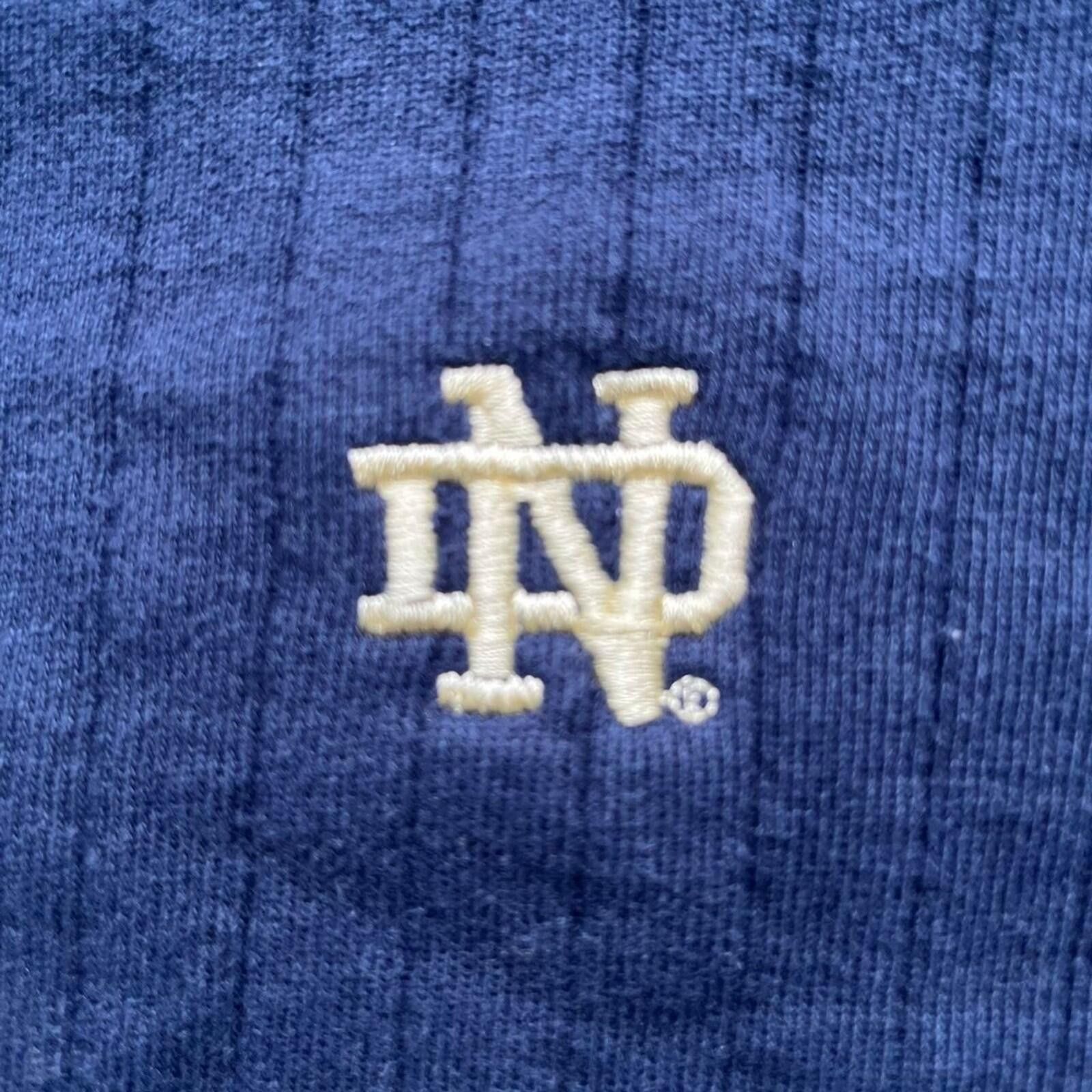 Champion Notre Dame Fighting Irish NCAA Ribbed Fleece Sweatshirt Sz L Size US XL / EU 56 / 4 - 3 Thumbnail