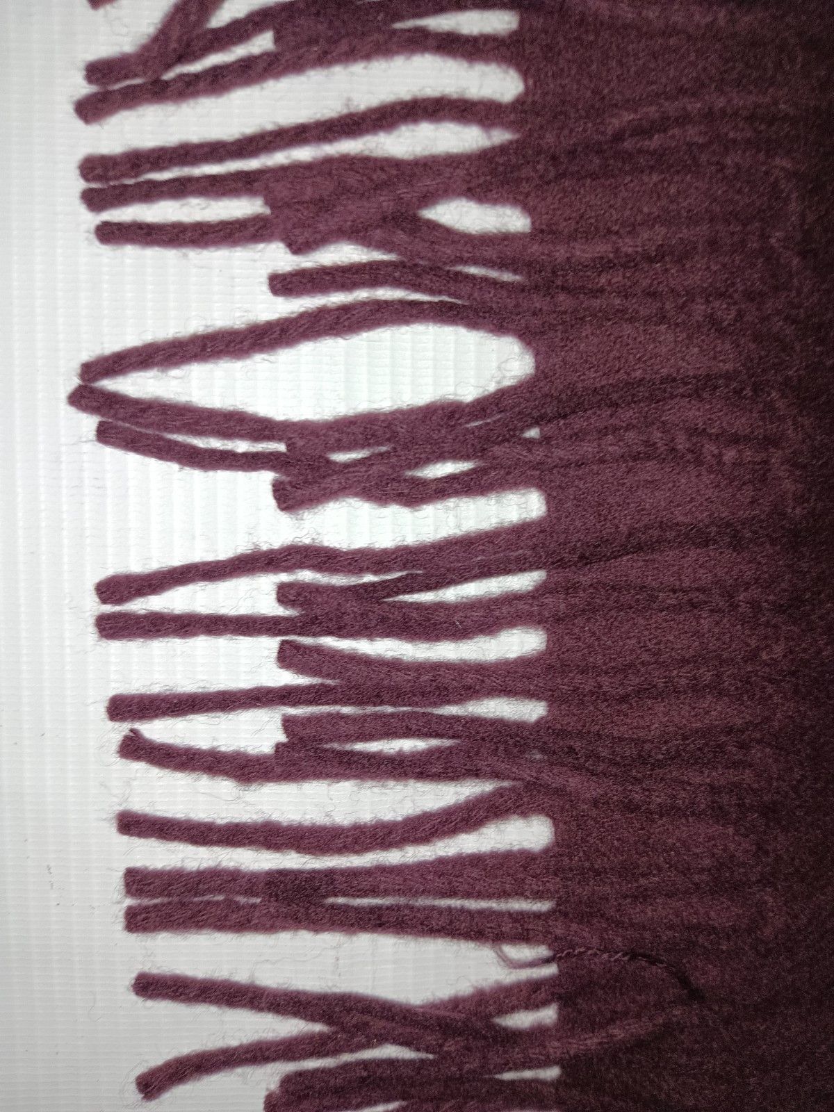 AMI AMI by Alexandre Mattiussi Oversized XXL Red Purple Scarf Size ONE SIZE - 4 Thumbnail