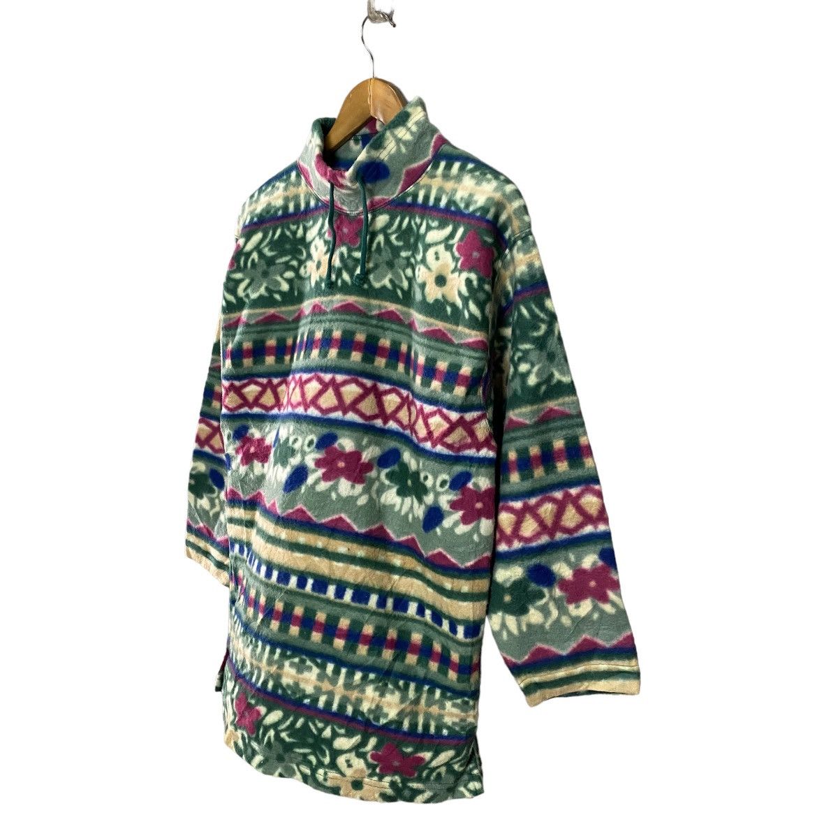 Aztech Mountain × Japanese Brand × Vintage BZOP soutwest patern fleece Size US M / EU 48-50 / 2 - 3 Thumbnail