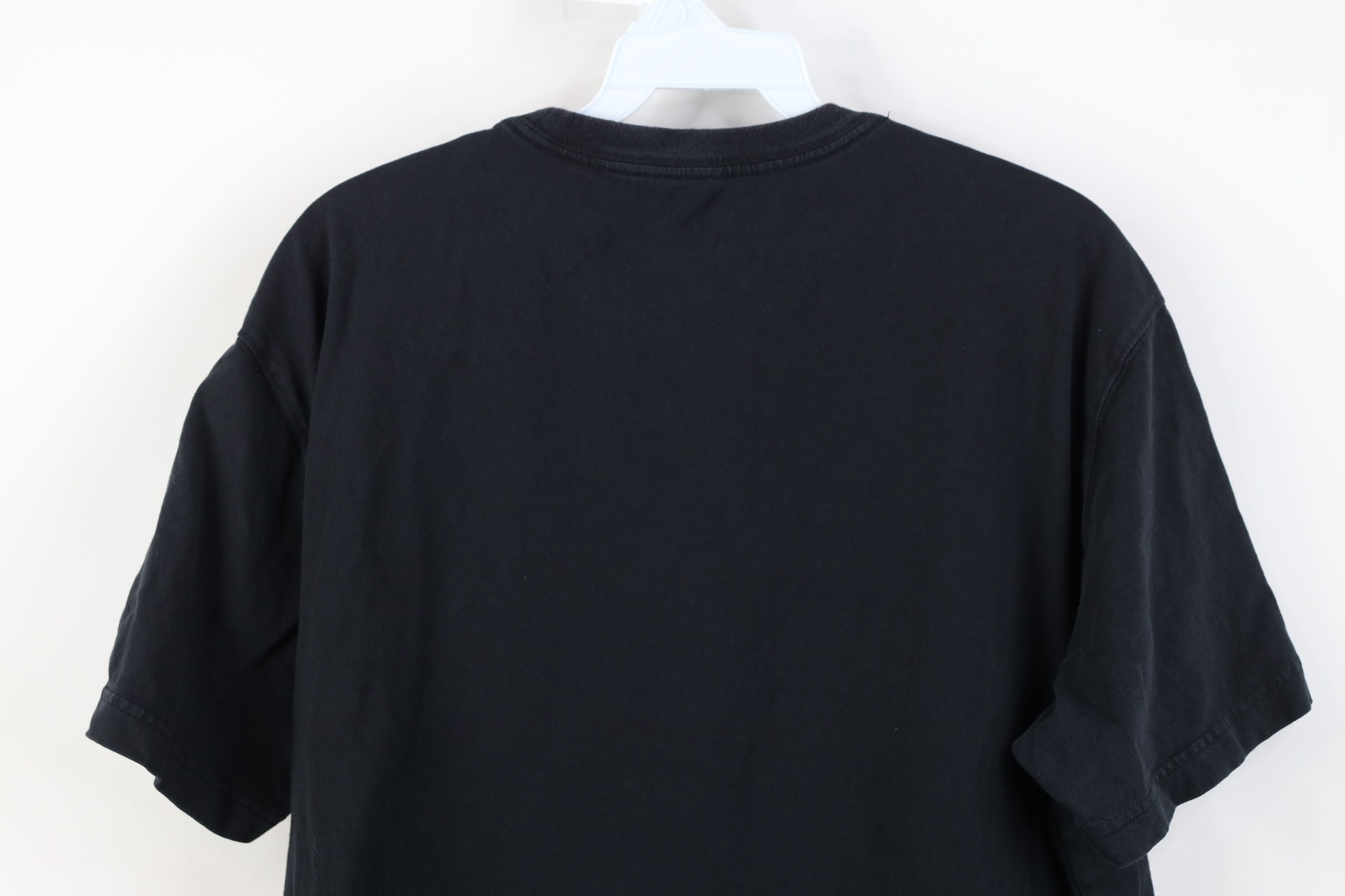 Eddie Bauer Vintage Y2K Eddie Bauer Blank Heavy Cotton T-Shirt Black Size US L / EU 52-54 / 3 - 12 Thumbnail