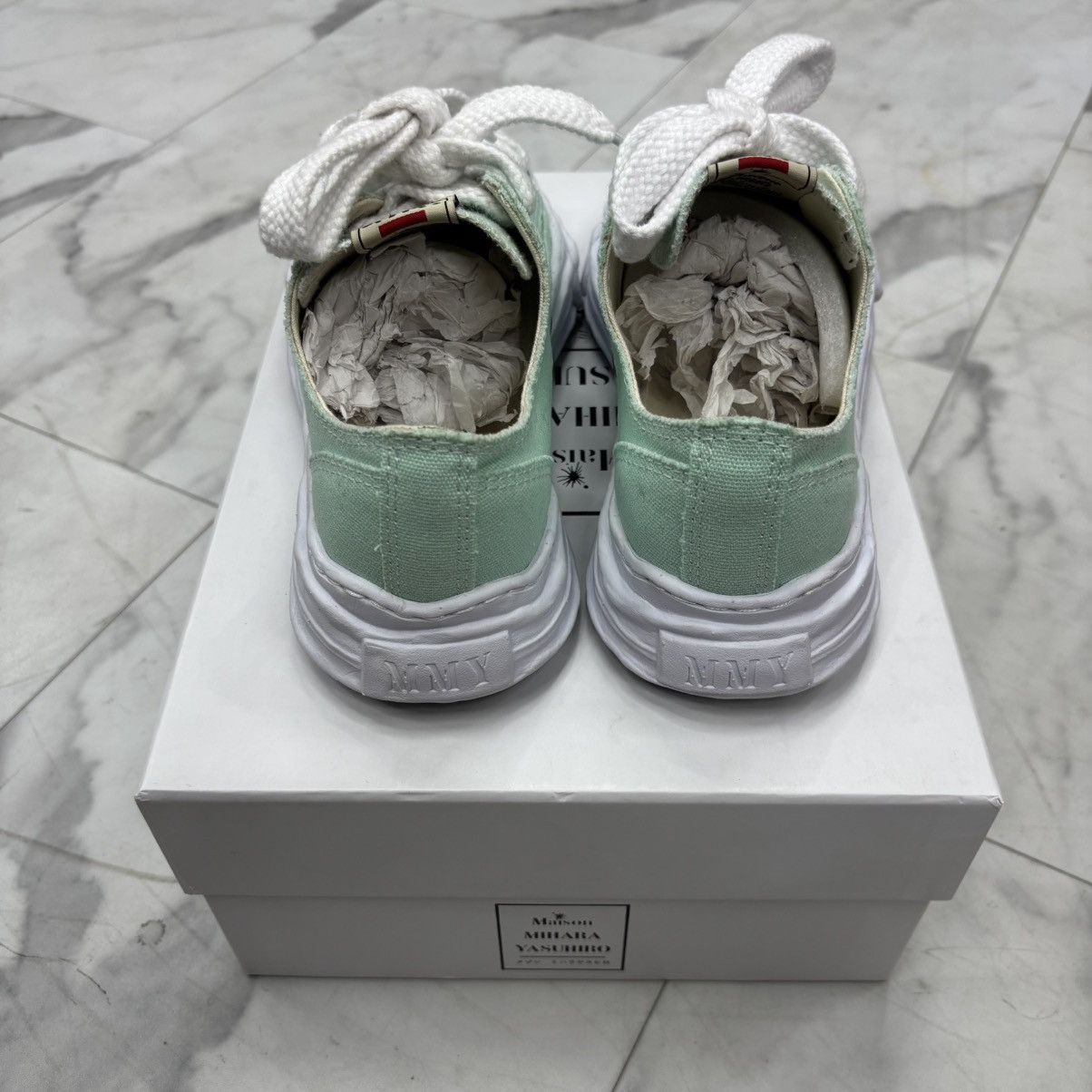 Maison MIHARA YASUHIRO Maison Mihara Teal Low Top Size US 7 / EU 40 - 2 Thumbnail