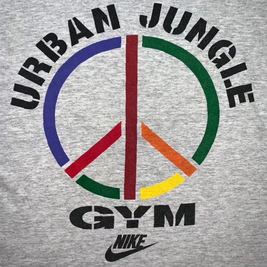 Nike Vintage Nike T Shirt Crew Neck Short Sleeve Gray USA Graphic Tee Mens Medium 90s 80s 70s Sportswear/Beach Logo Size US M / EU 48-50 / 2 - 2 Thumbnail