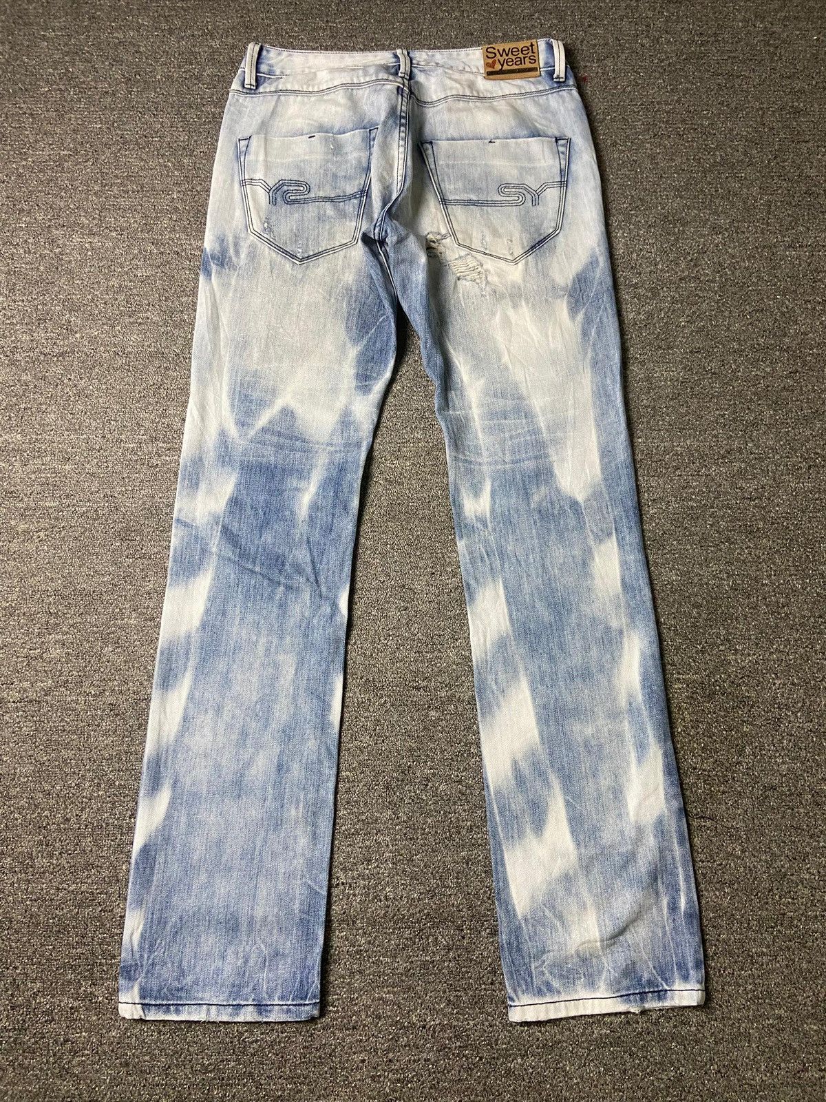 Japanese Brand × Seditionaries × Vintage SWEETYEARS Brand Acid Wash Ripped Jeans (132) Size US 32 / EU 48 - 5 Thumbnail