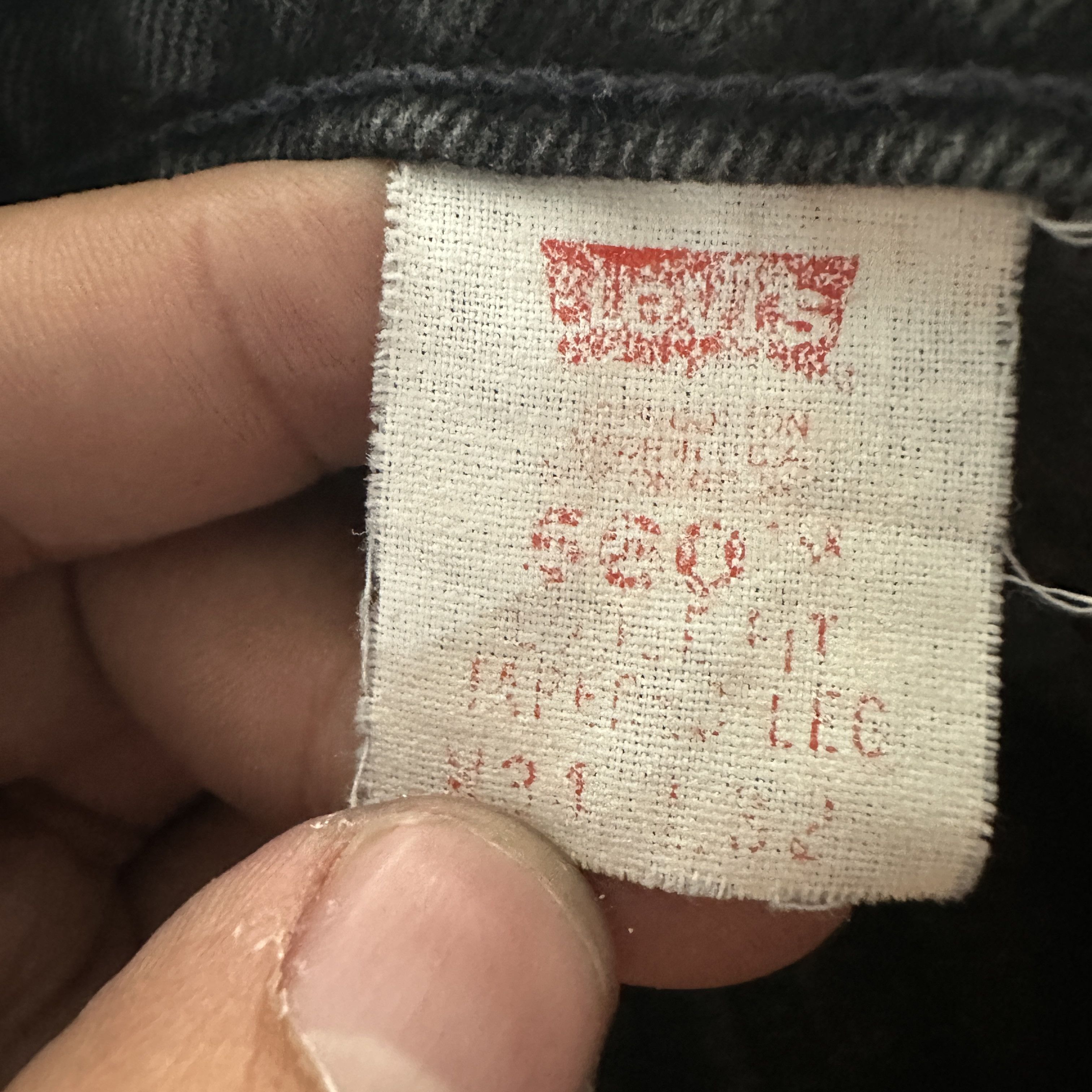 Levi's VTG Levis 560 Jeans Mens 34x32 Black Loose Tapered USA Size US 34 / EU 50 - 9 Thumbnail