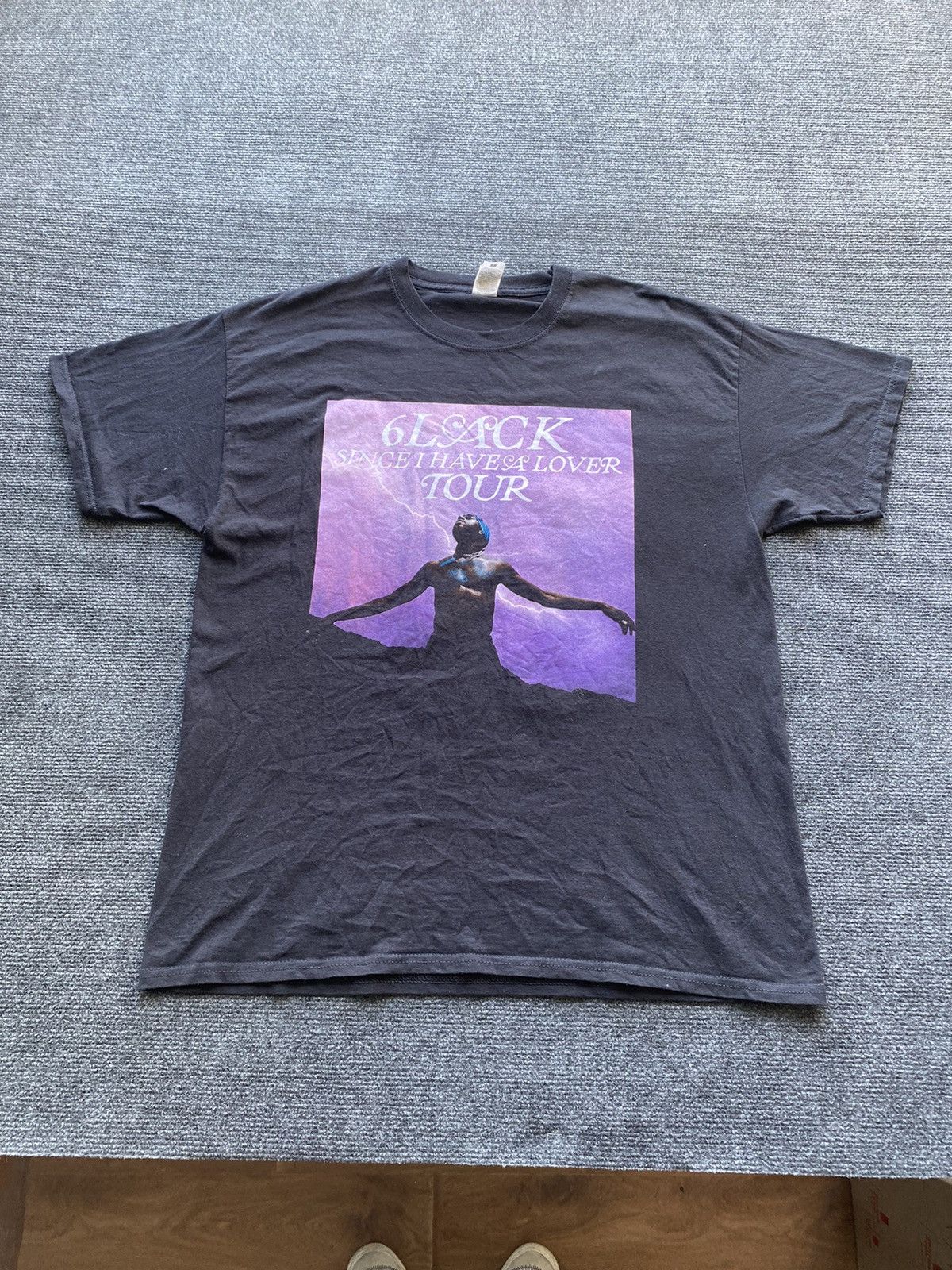 Band Tees 🔥6lack “since i have a lover” tour band mens tee L Size US L / EU 52-54 / 3 - 1 Thumbnail