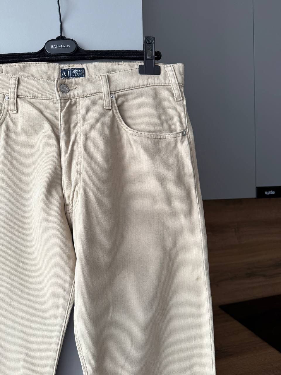 Armani Armani Jeans Comfort Fit Distressed Sand Jeans sz 33 Size US 36 / EU 52 - 5 Thumbnail
