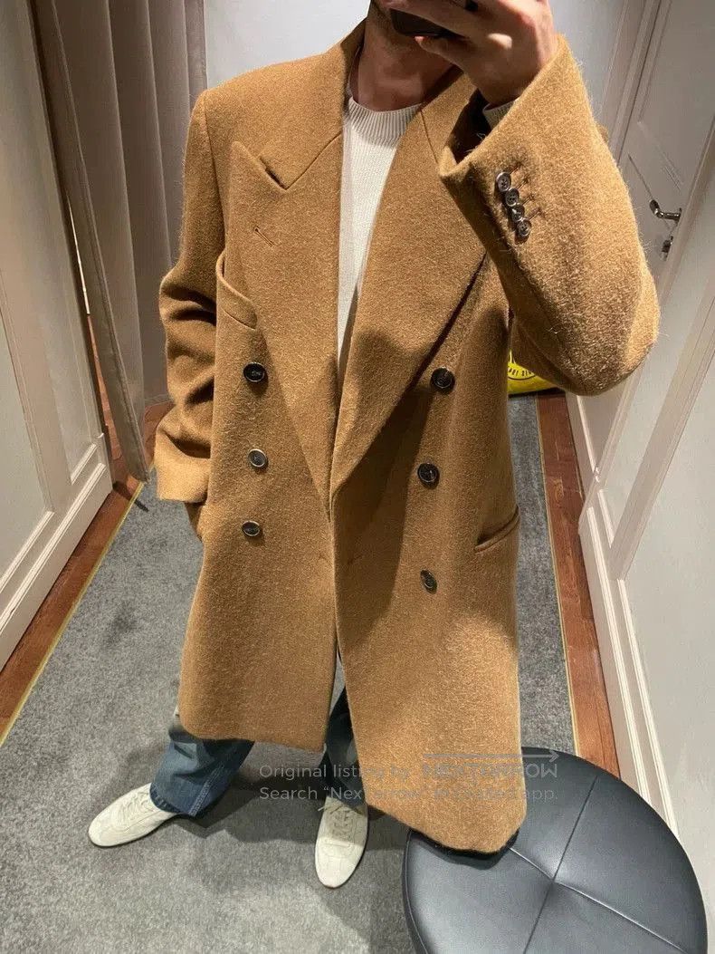 Dries Van Noten Dries van Noten Camel Wool Double. Size US L / EU 52-54 / 3 - 1 Thumbnail